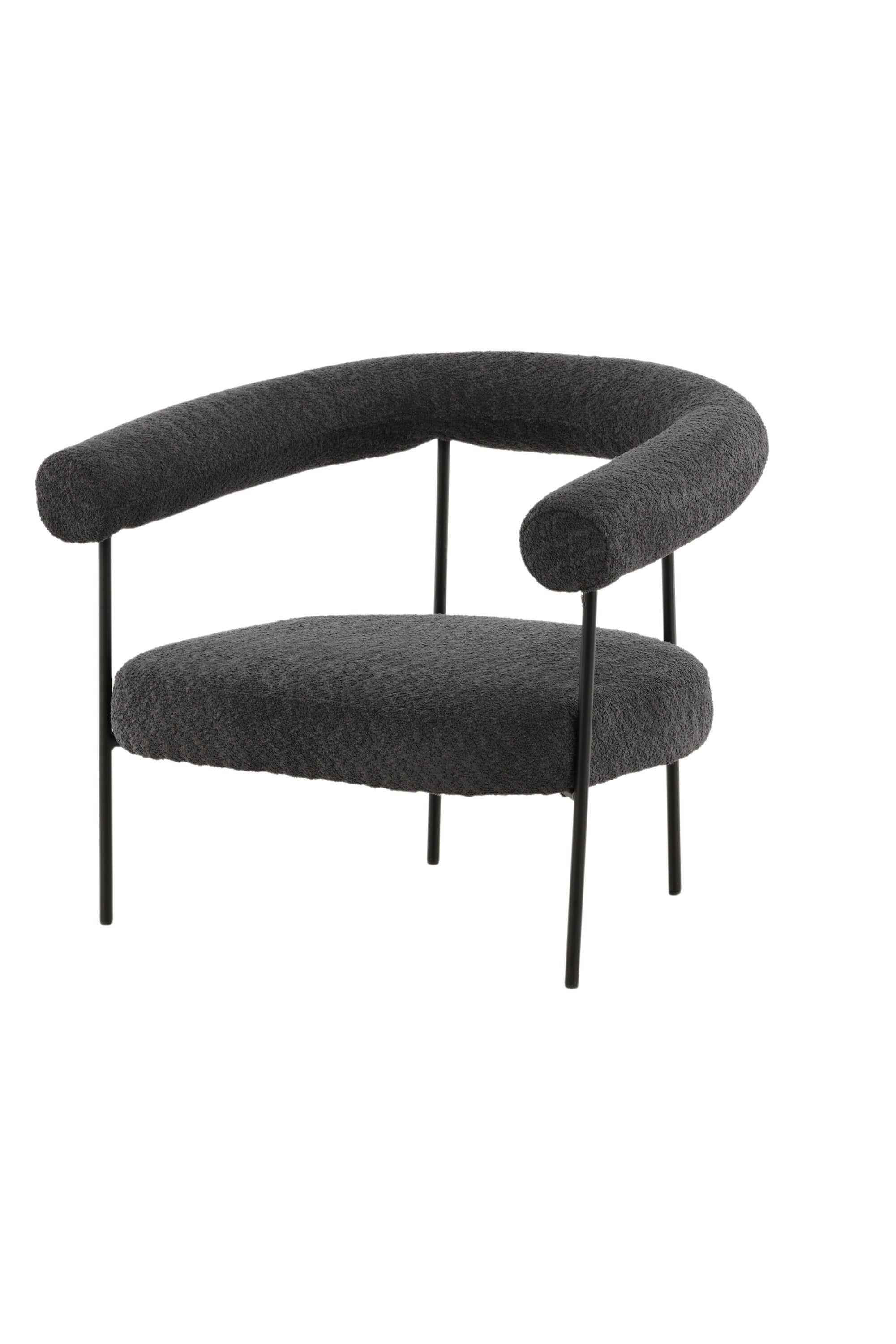 Hökåsen x Josefin Lustig Sessel in Dunkelgrau präsentiert im Onlineshop von KAQTU Design AG. Sessel mit Armlehnen ist von Vind