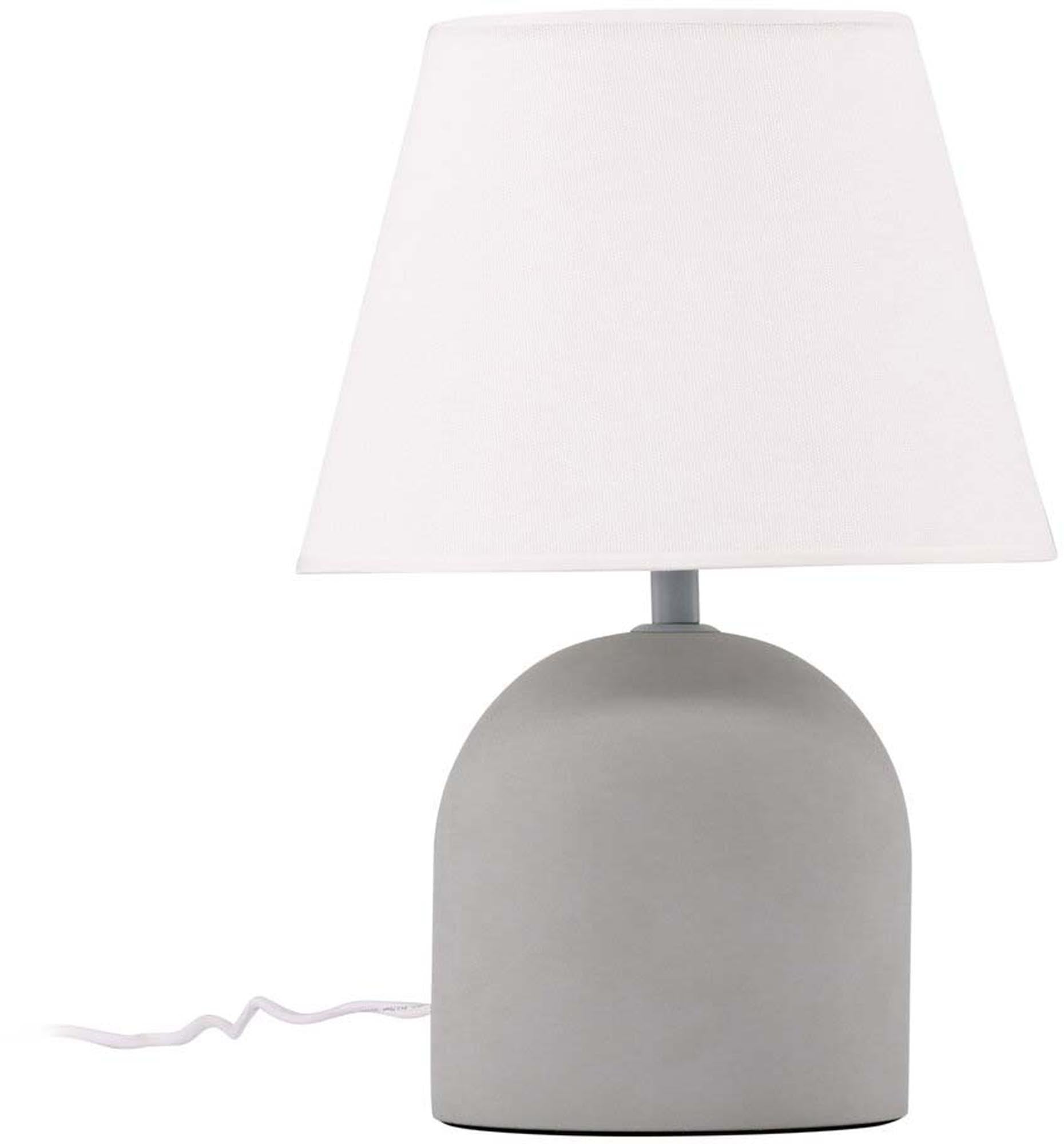 Styrsö Tischleuchte: Beton trifft Leinen für zeitlose Eleganz.