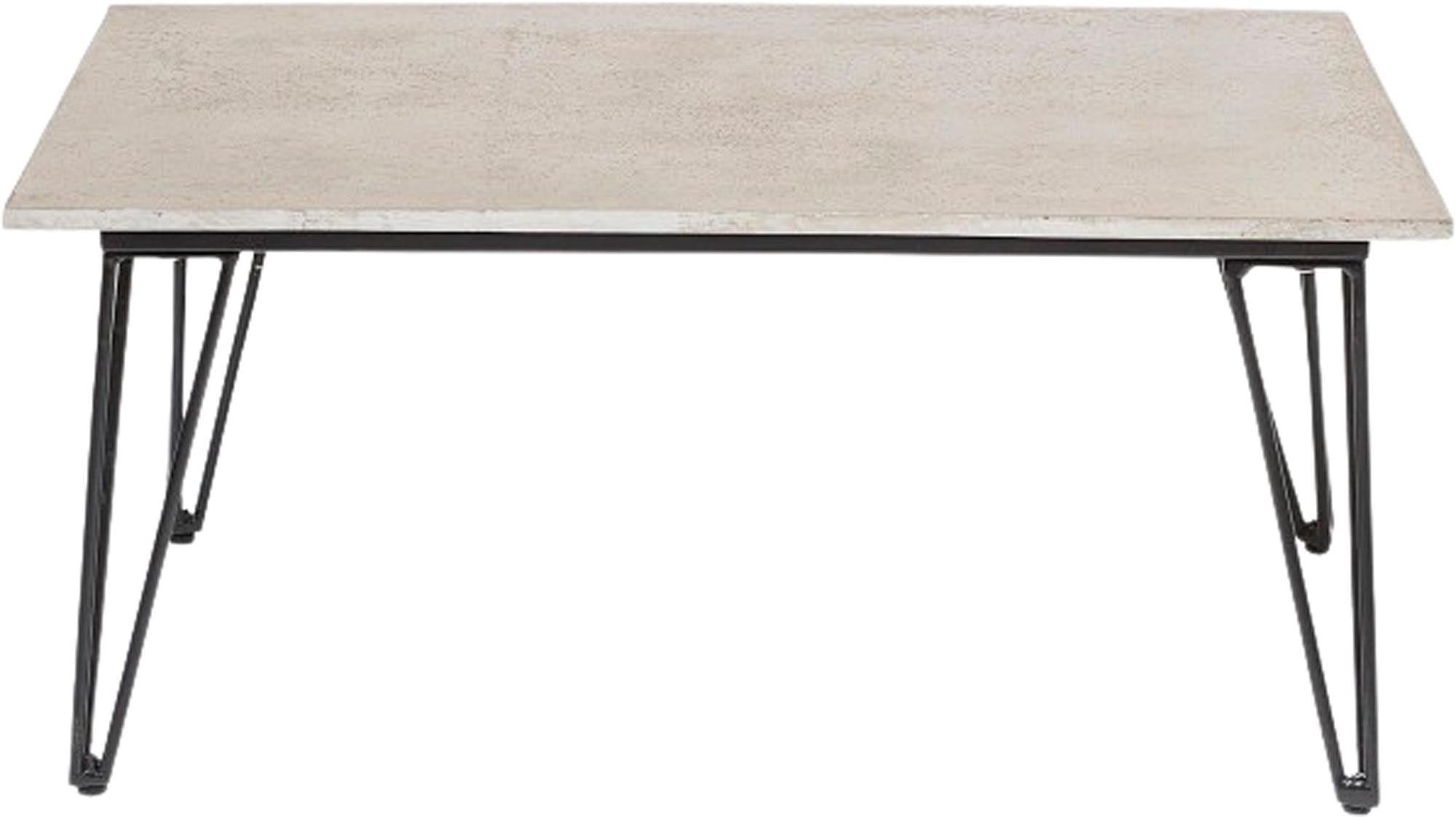 Moderner Mundo Couchtisch von Bloomingville in grauer Betonoptik, robust und stilvoll, ideal für zeitgemässe Wohnräume.