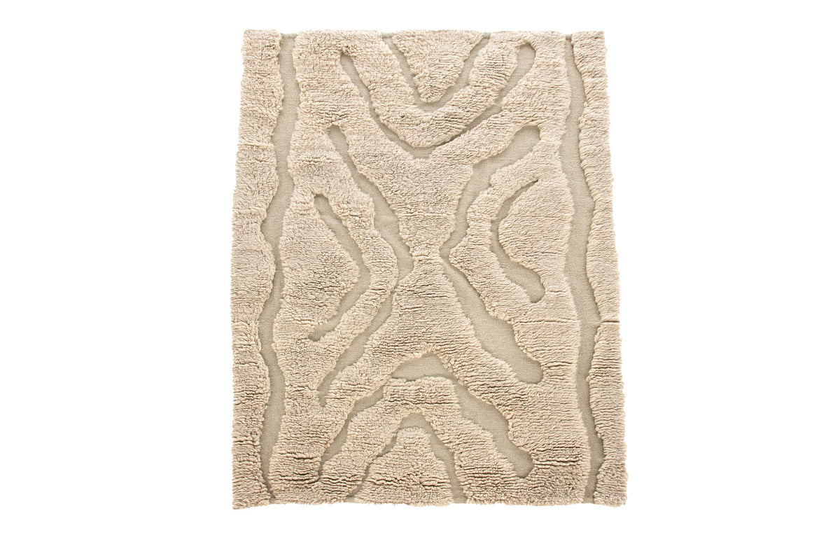 Trondheim x Josefin Lustig Teppich in Beige präsentiert im Onlineshop von KAQTU Design AG. Teppich ist von Vind