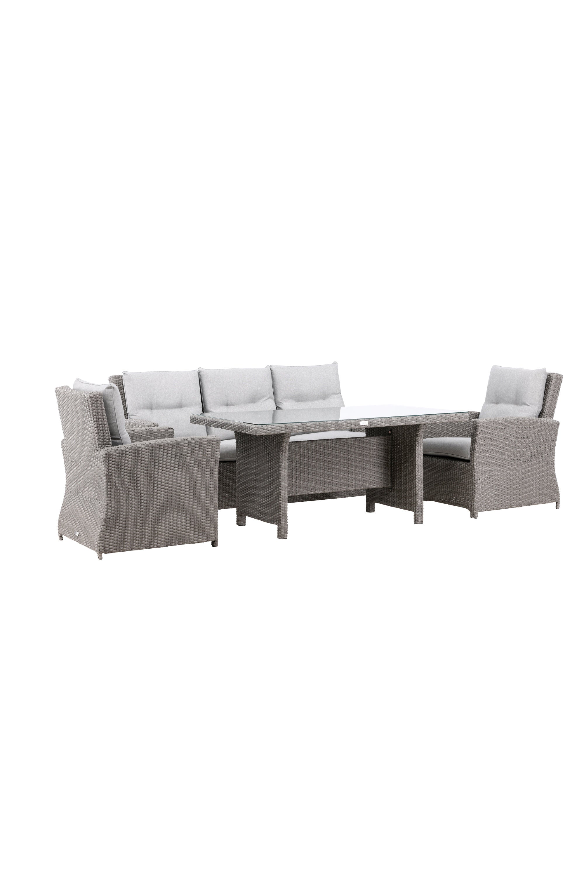 Brentwood Sofagarnitur in Grau präsentiert im Onlineshop von KAQTU Design AG. Loungeset ist von Venture Home