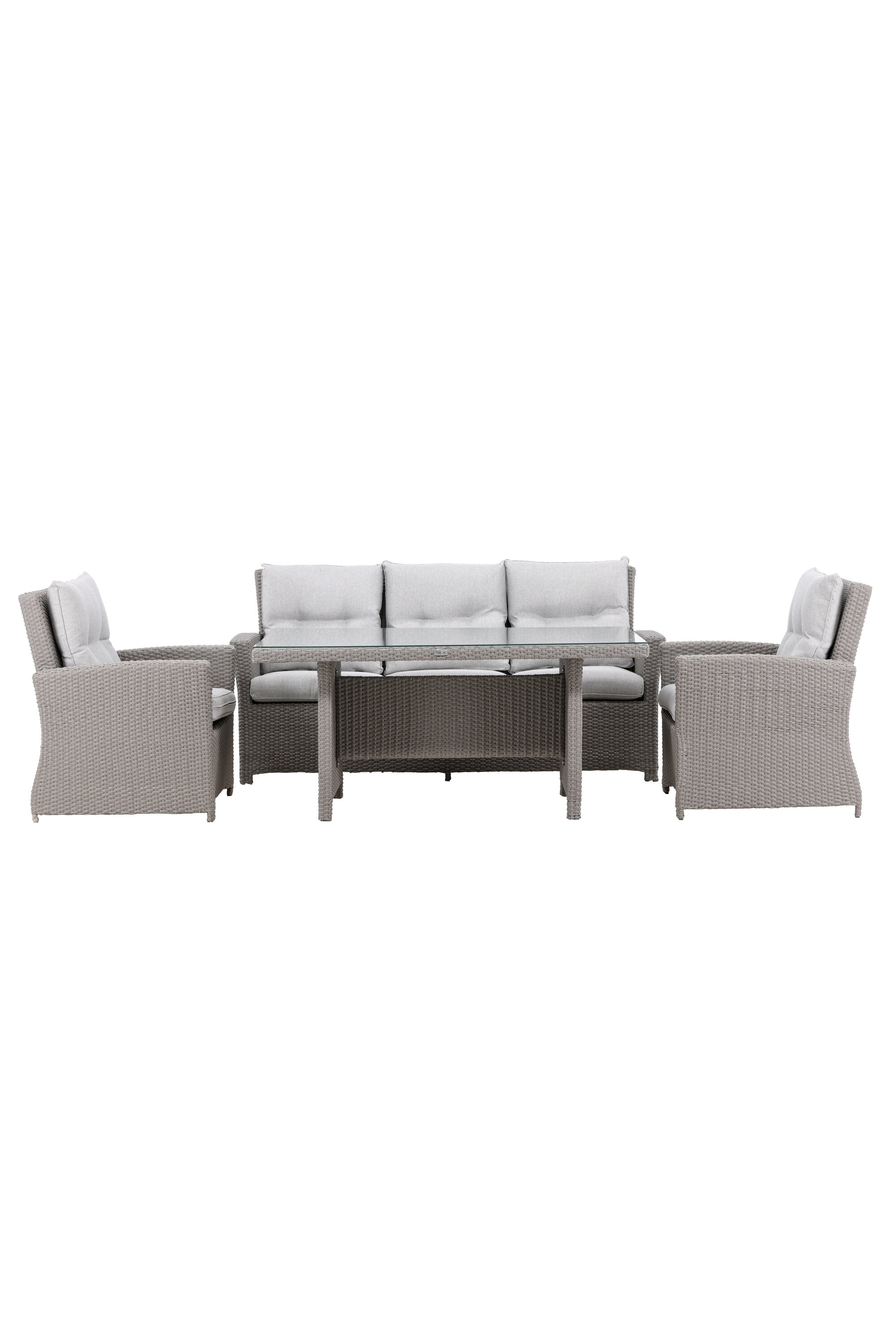 Brentwood Sofagarnitur in Grau präsentiert im Onlineshop von KAQTU Design AG. Loungeset ist von Venture Home
