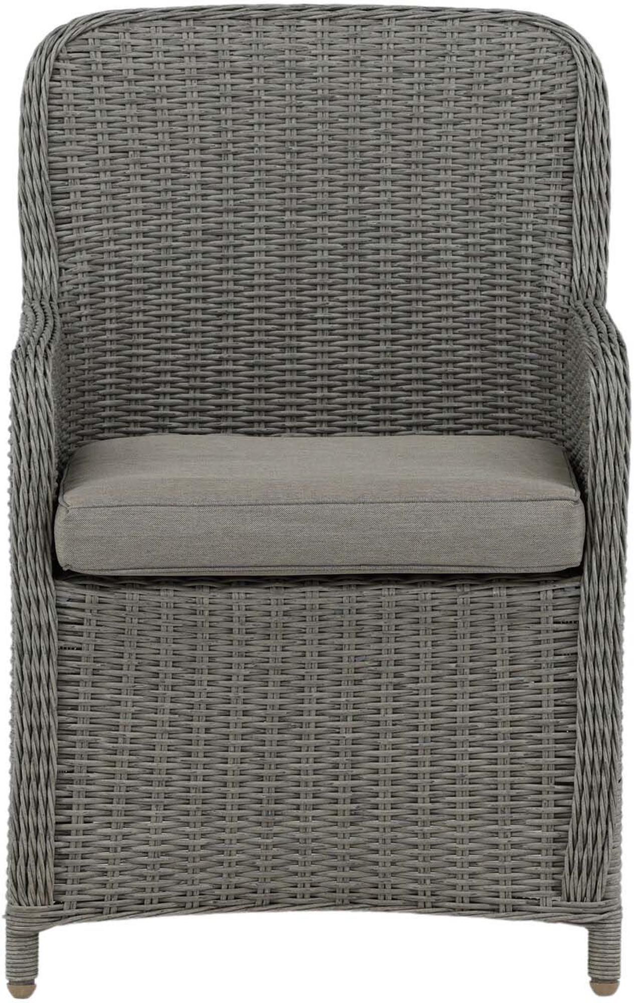 Entdecken Sie den eleganten Wembley Stuhl von Venture Home – der perfekte Gartenstuhl mit Armlehnen für Komfort und Stil im Freien.