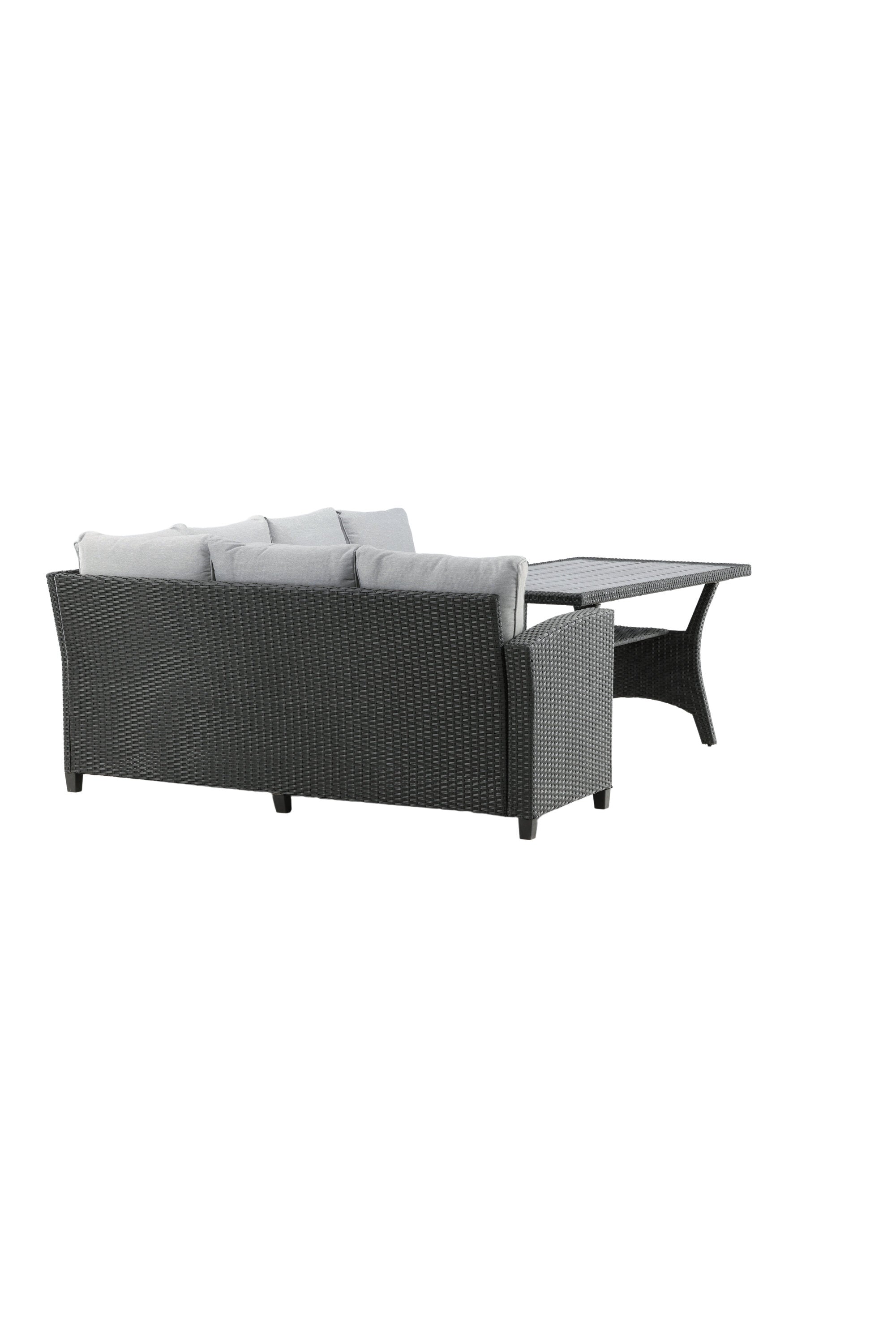 Brentwood Ecksofa Outdoorset 145cm in Schwarz präsentiert im Onlineshop von KAQTU Design AG. Loungeset ist von Venture Home