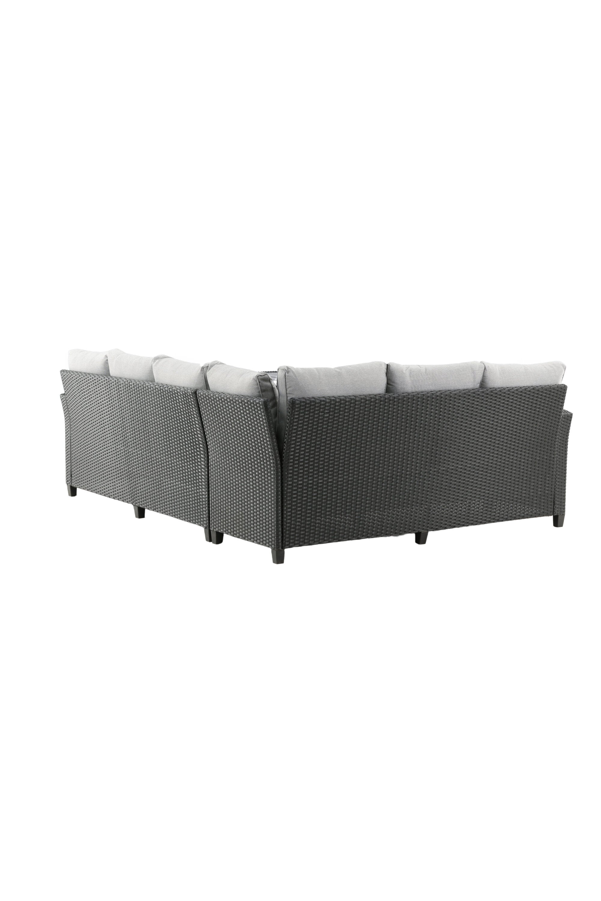 Brentwood Ecksofa Outdoorset 145cm in Schwarz präsentiert im Onlineshop von KAQTU Design AG. Loungeset ist von Venture Home