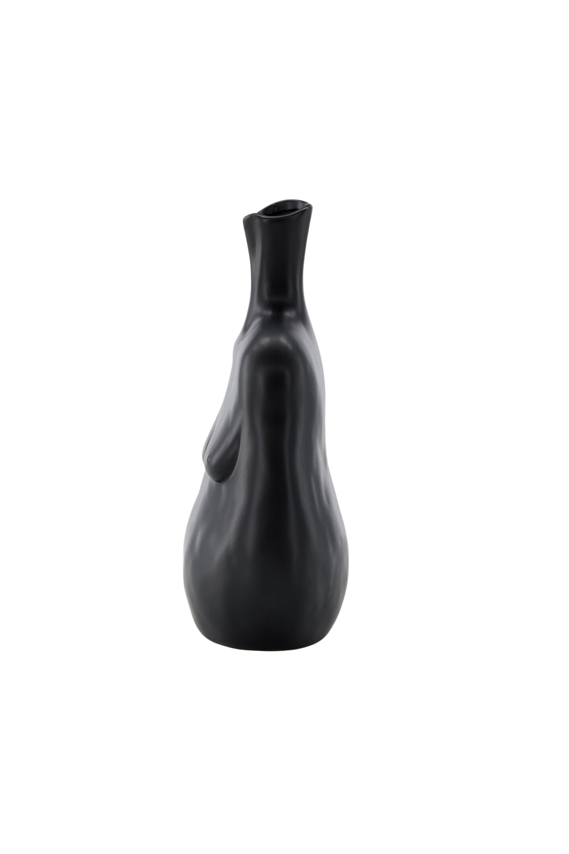 Conta Vase in Schwarz präsentiert im Onlineshop von KAQTU Design AG. Vase ist von Venture Home