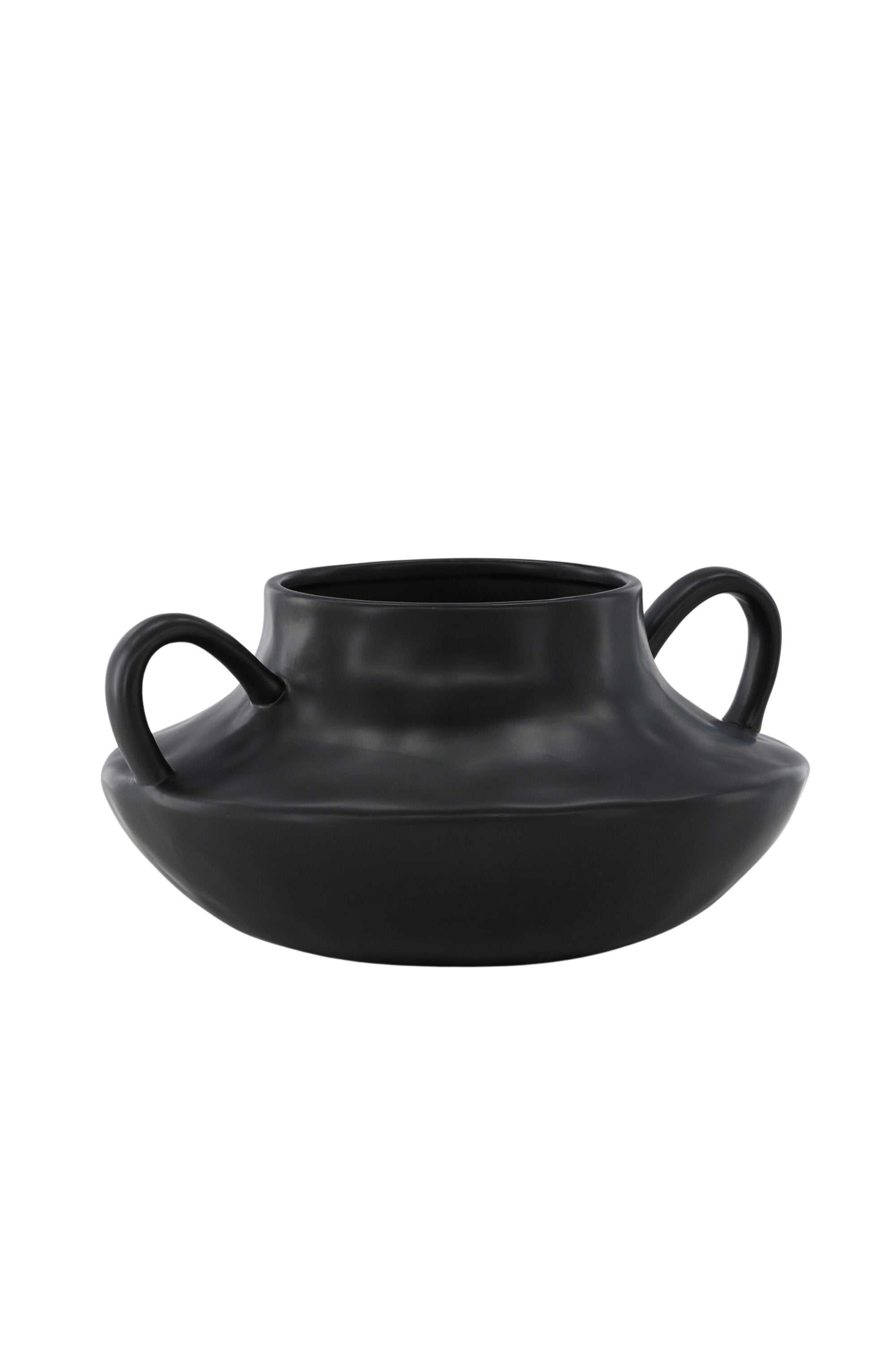Holda Vase in Schwarz präsentiert im Onlineshop von KAQTU Design AG. Vase ist von Venture Home
