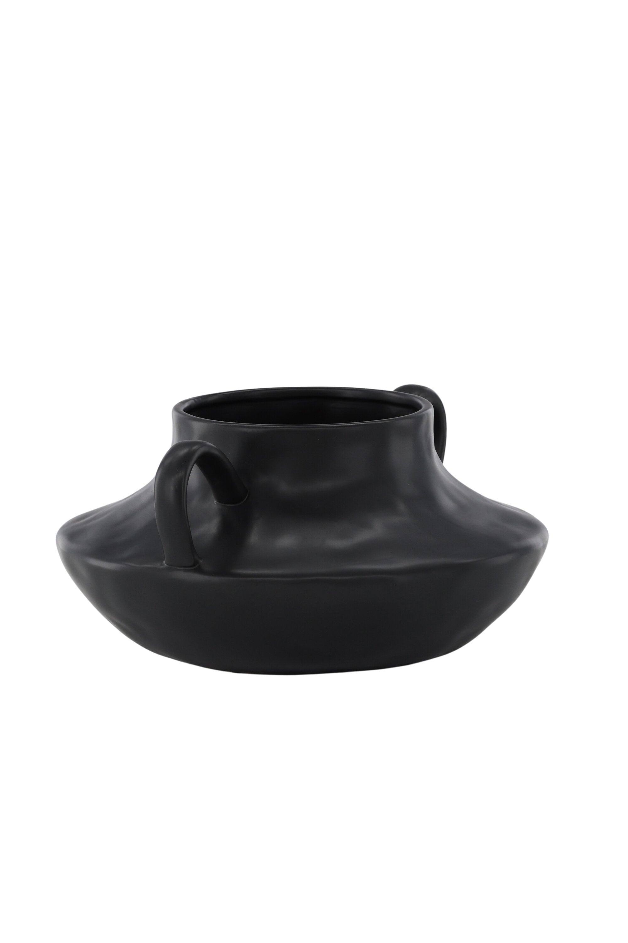 Holda Vase in Schwarz präsentiert im Onlineshop von KAQTU Design AG. Vase ist von Venture Home