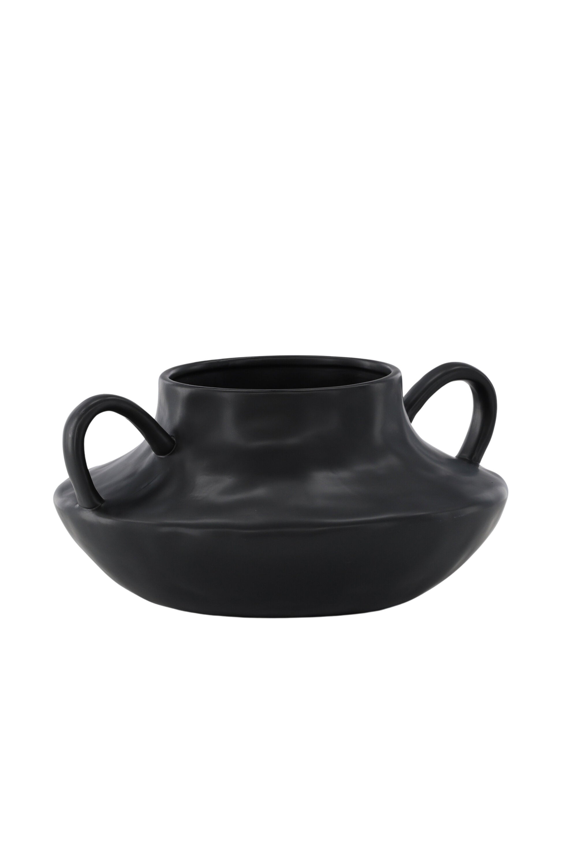 Holda Vase in Schwarz präsentiert im Onlineshop von KAQTU Design AG. Vase ist von Venture Home