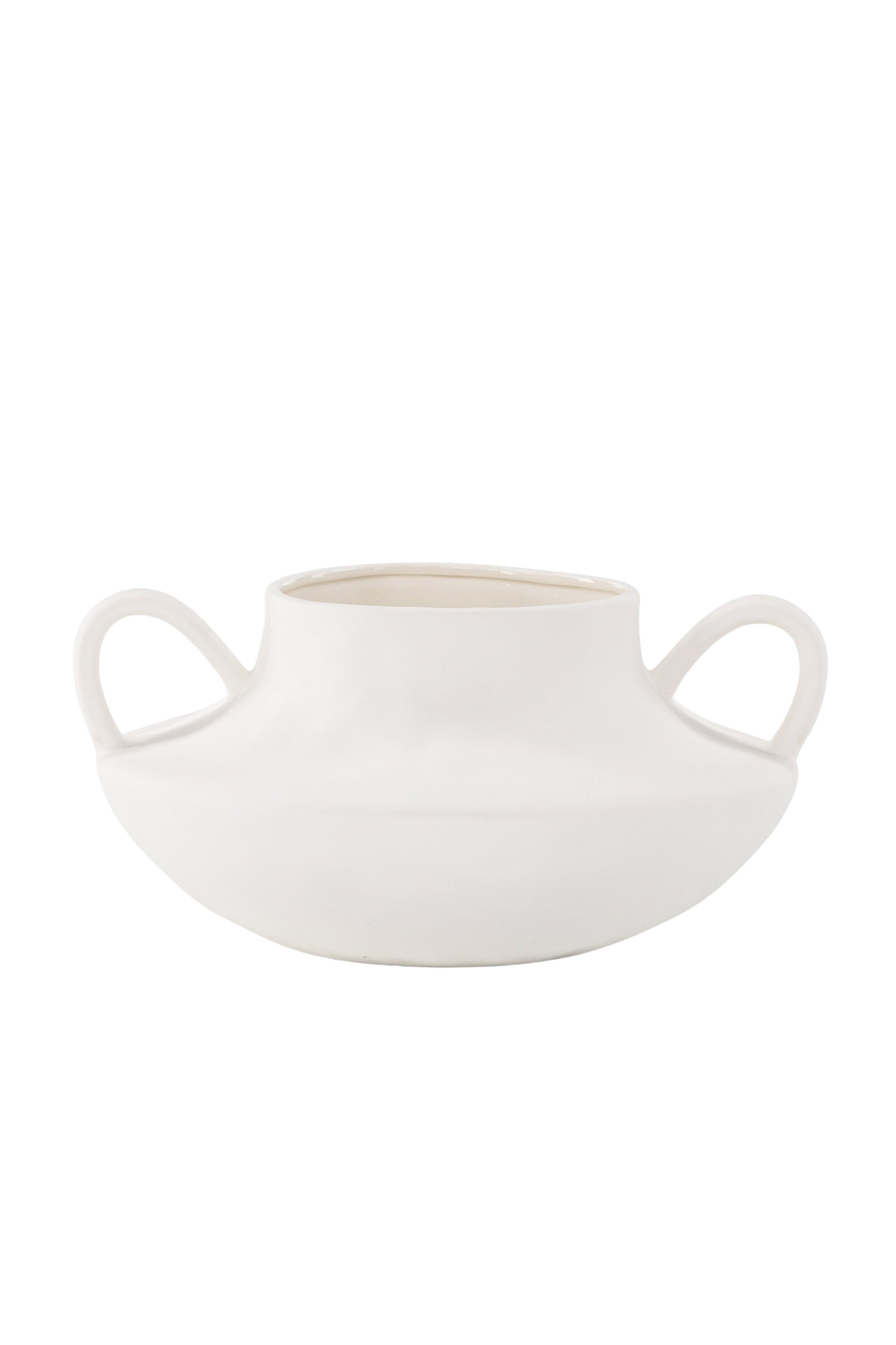 Holda Vase in Cremefarben präsentiert im Onlineshop von KAQTU Design AG. Vase ist von Venture Home