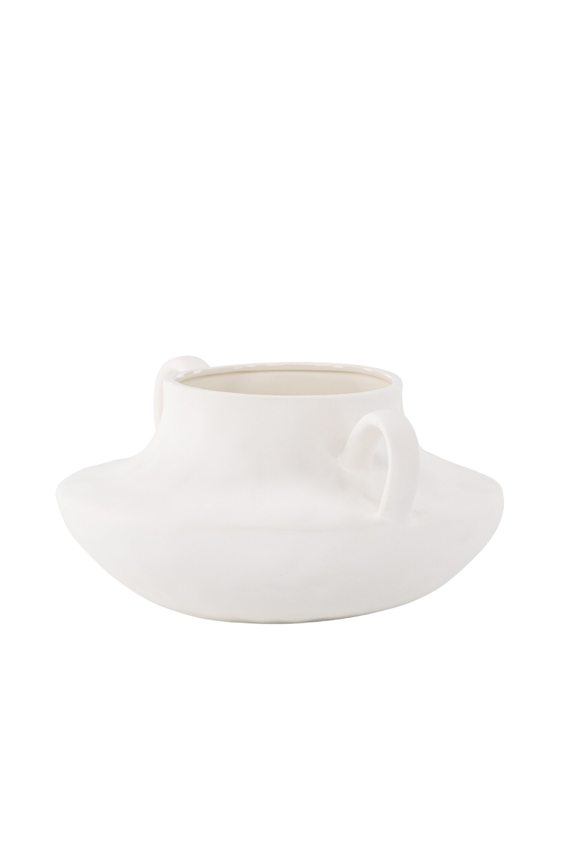 Holda Vase in Cremefarben präsentiert im Onlineshop von KAQTU Design AG. Vase ist von Venture Home