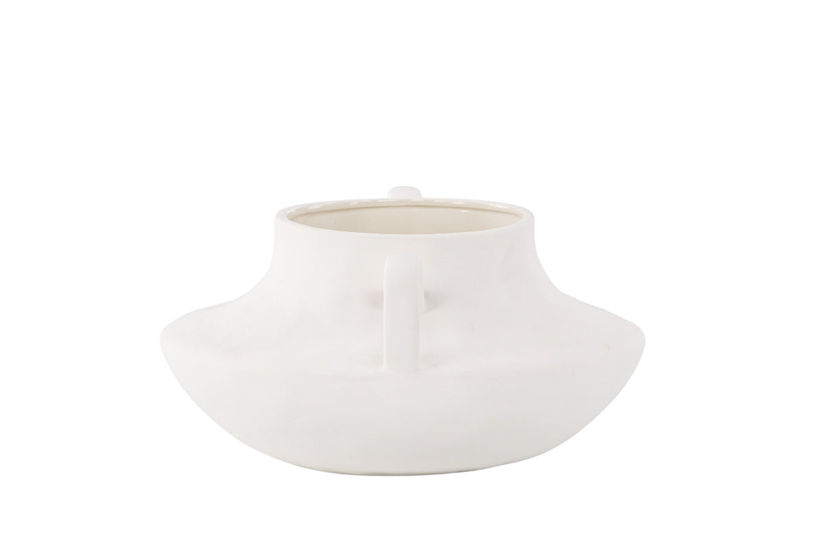 Holda Vase in Cremefarben präsentiert im Onlineshop von KAQTU Design AG. Vase ist von Venture Home