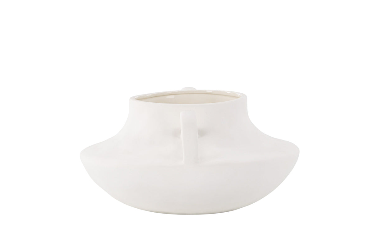 Holda Vase in Cremefarben präsentiert im Onlineshop von KAQTU Design AG. Vase ist von Venture Home