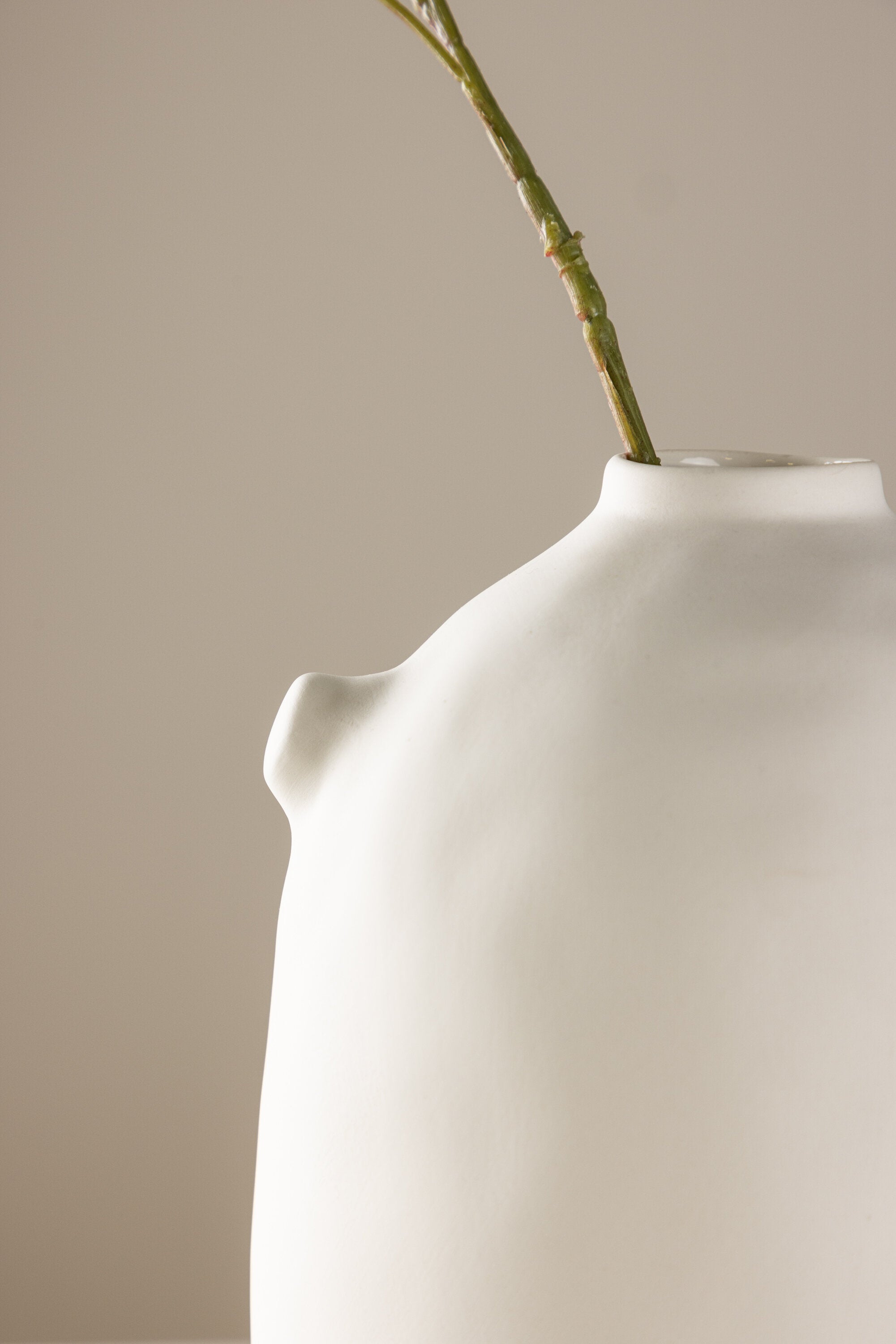 Madi Vase in Cremefarben präsentiert im Onlineshop von KAQTU Design AG. Vase ist von Venture Home