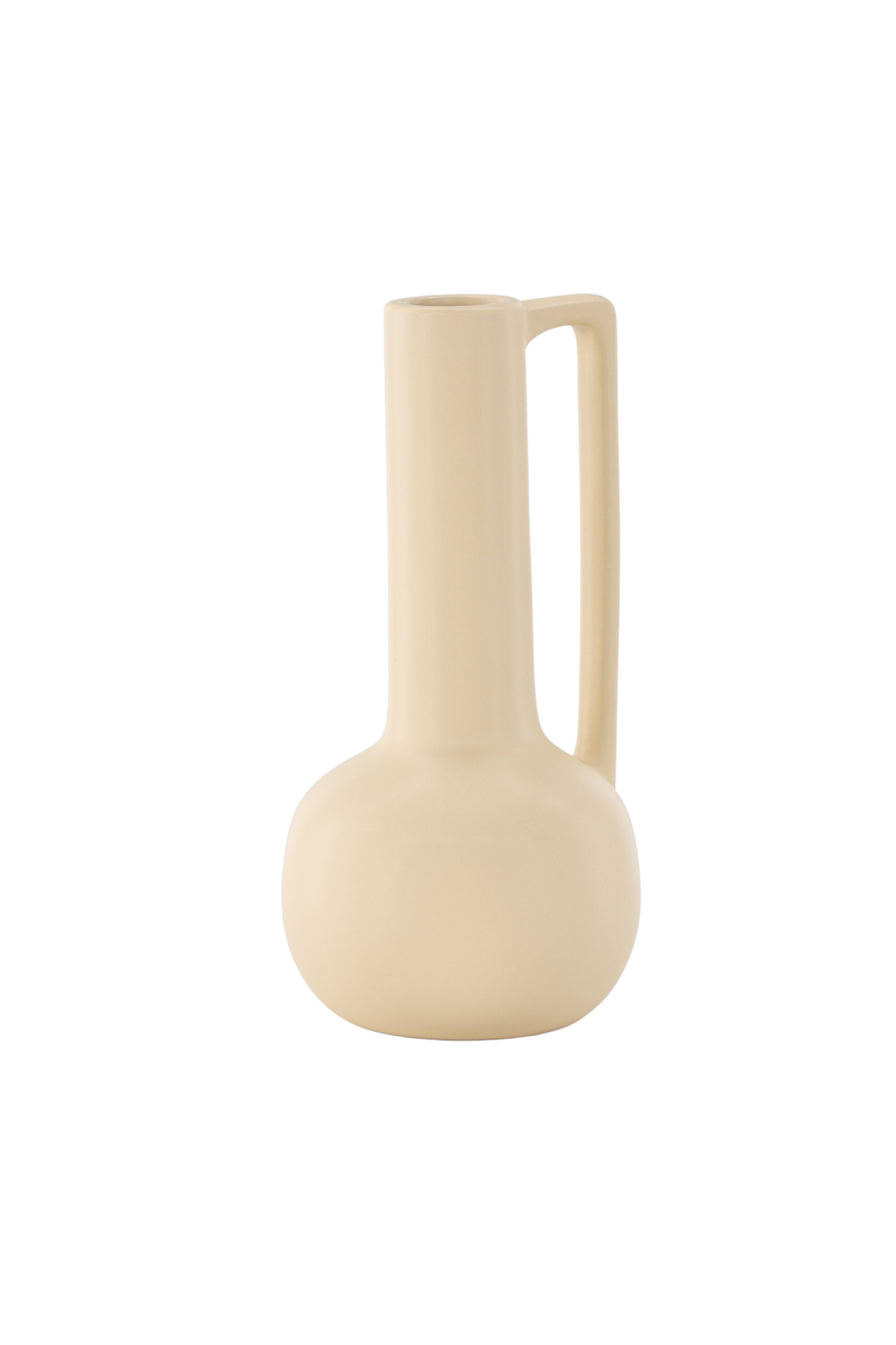 Allis Vase in Gelb präsentiert im Onlineshop von KAQTU Design AG. Vase ist von Venture Home