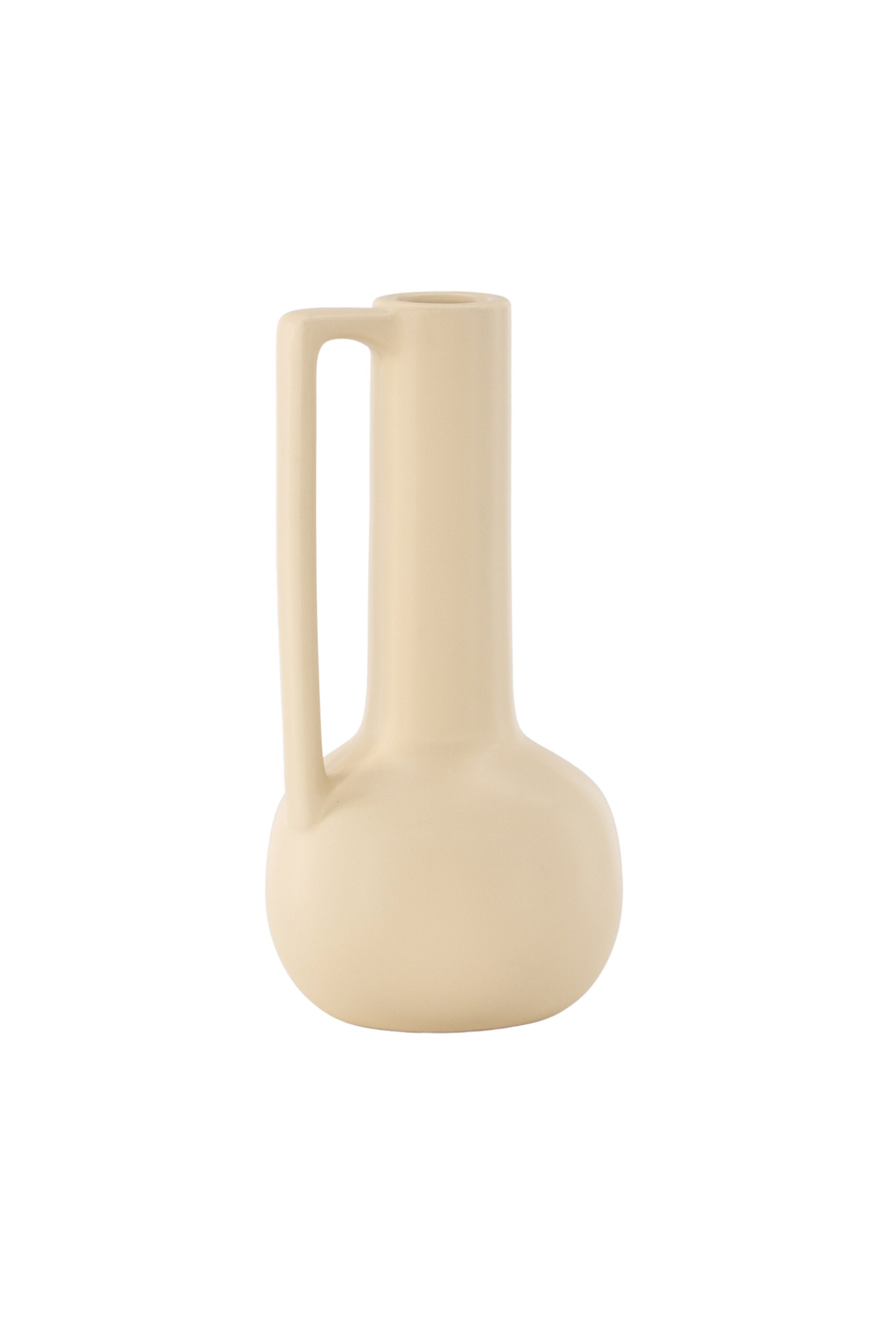 Allis Vase in Gelb präsentiert im Onlineshop von KAQTU Design AG. Vase ist von Venture Home