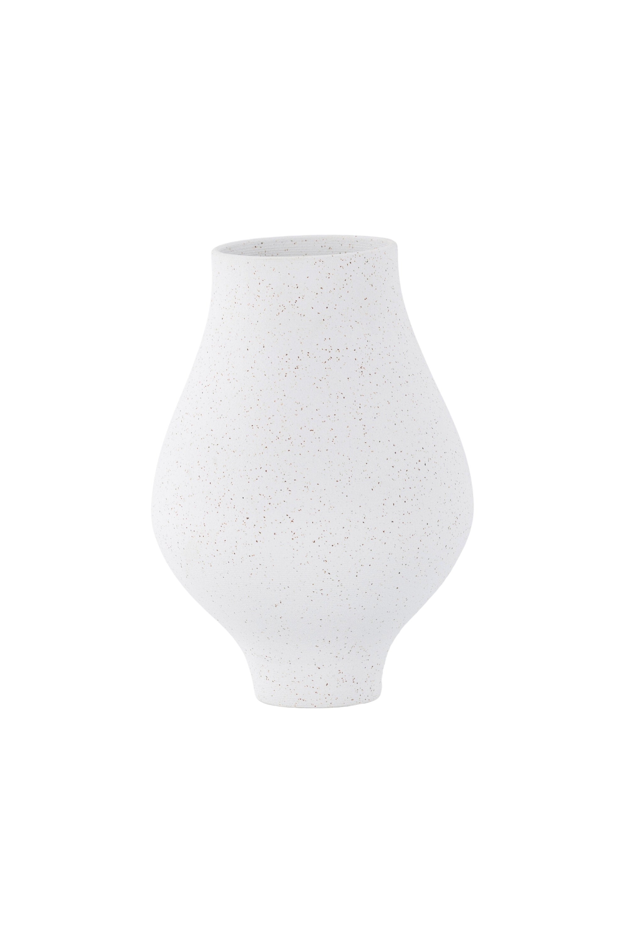 Rellis Vase in Weiss präsentiert im Onlineshop von KAQTU Design AG. Vase ist von Venture Home