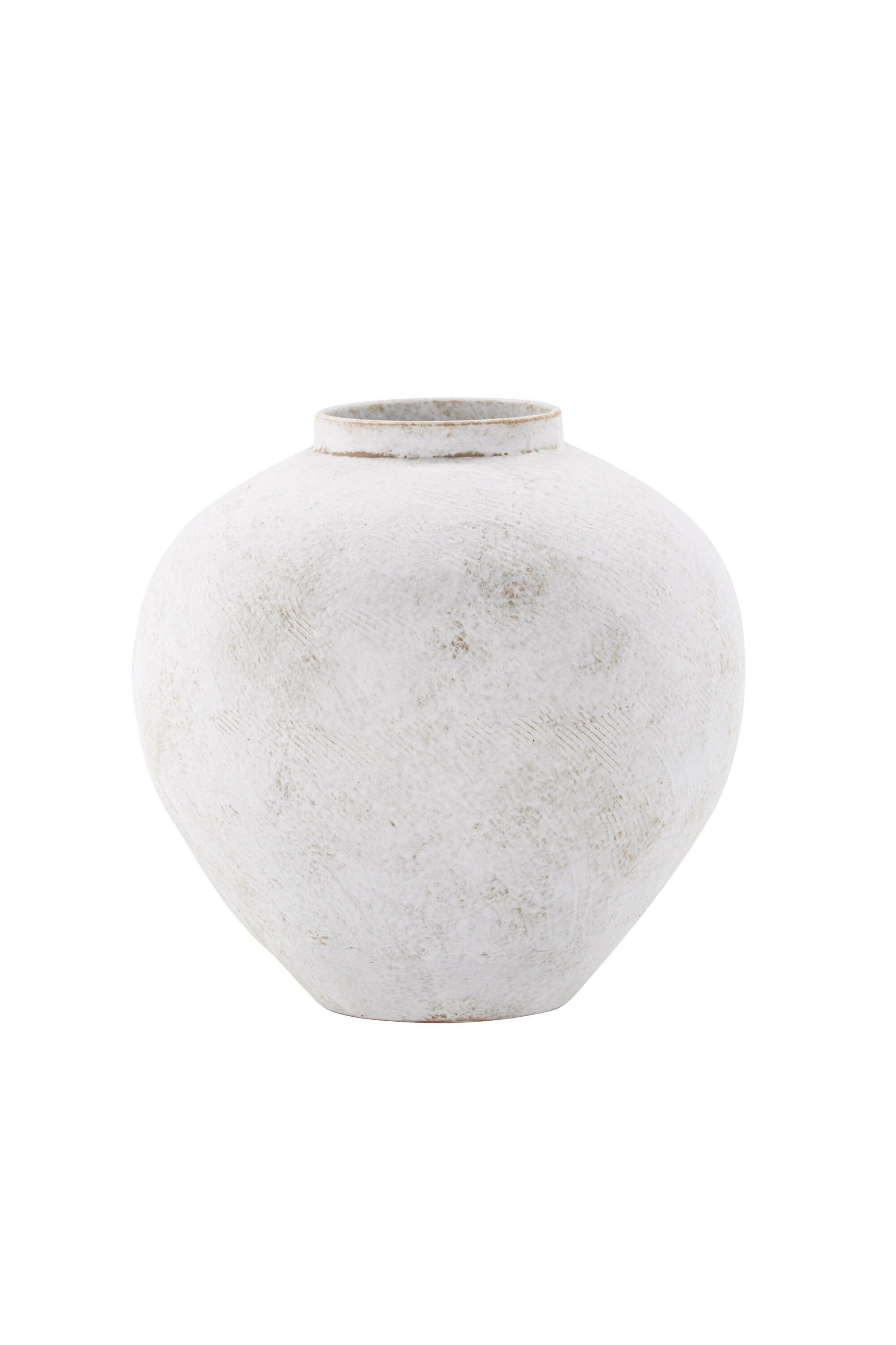 Globe Vase in Beige/Braun präsentiert im Onlineshop von KAQTU Design AG. Vase ist von Venture Home