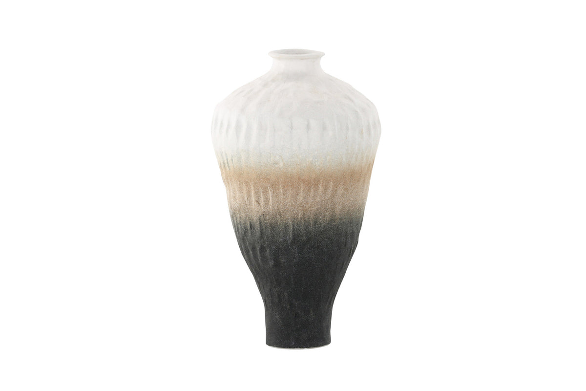 Pane Vase in Beige/ Grau/ Rosa präsentiert im Onlineshop von KAQTU Design AG. Vase ist von Venture Home