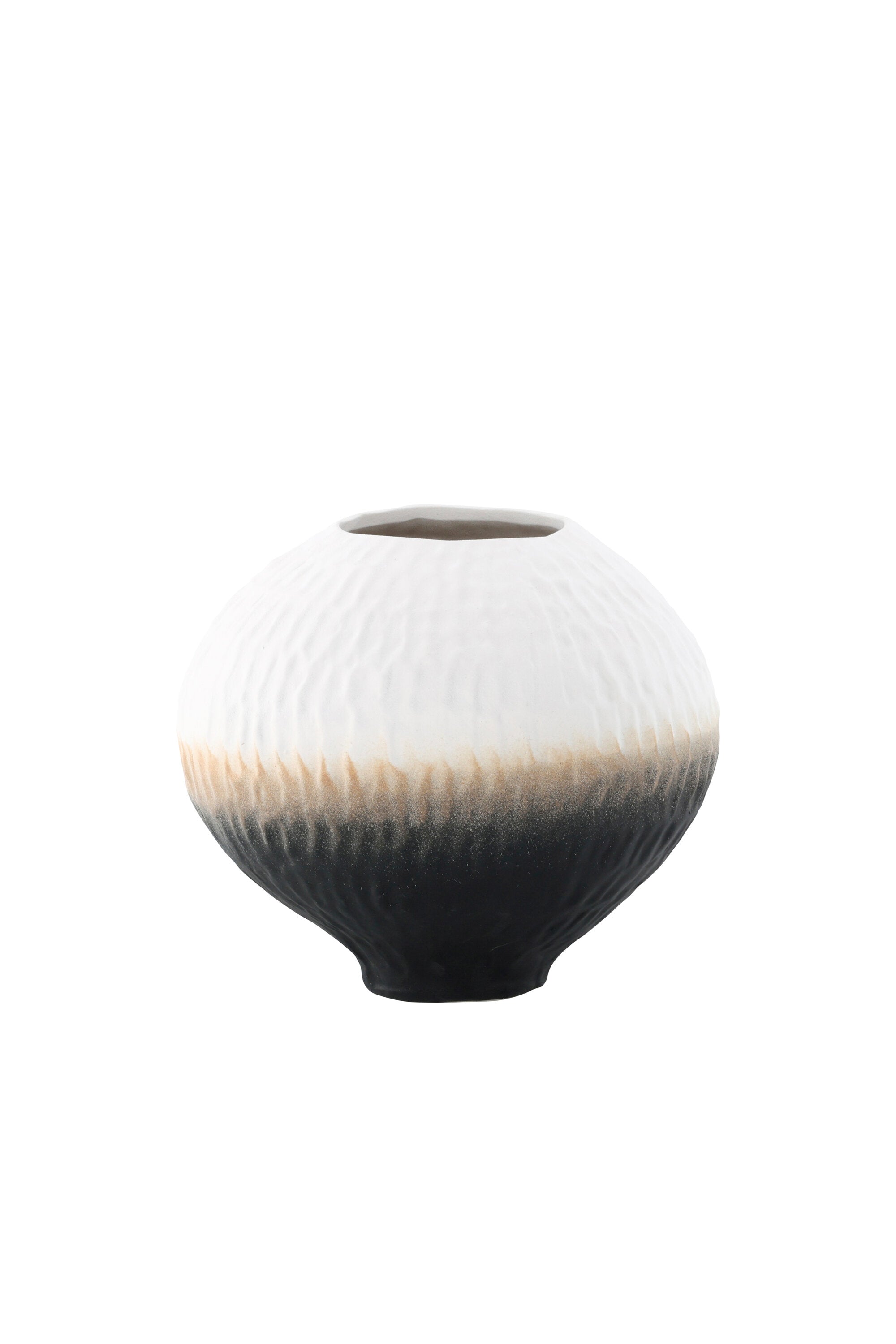 Pane Vase in Beige/ Grau/ Rosa präsentiert im Onlineshop von KAQTU Design AG. Vase ist von Venture Home