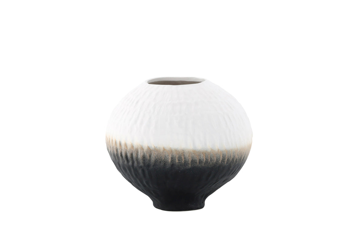Pane Vase in Beige/ Grau/ Rosa präsentiert im Onlineshop von KAQTU Design AG. Vase ist von Venture Home