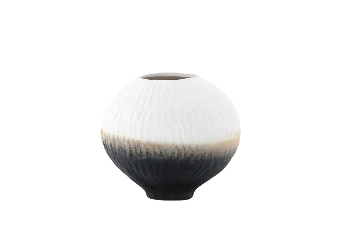 Pane Vase in Beige/ Grau/ Rosa präsentiert im Onlineshop von KAQTU Design AG. Vase ist von Venture Home