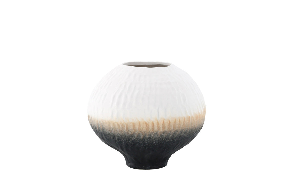 Pane Vase in Beige/ Grau/ Rosa präsentiert im Onlineshop von KAQTU Design AG. Vase ist von Venture Home