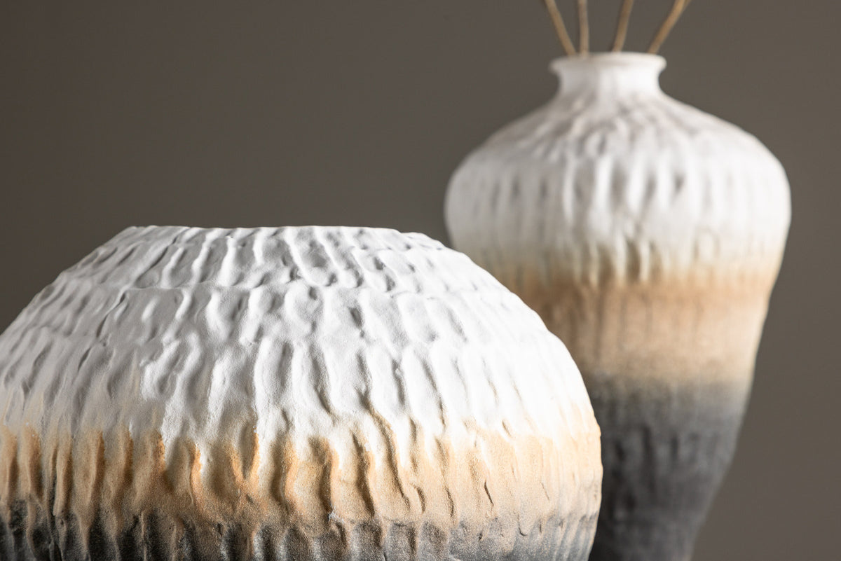 Pane Vase in Beige/ Grau/ Rosa präsentiert im Onlineshop von KAQTU Design AG. Vase ist von Venture Home