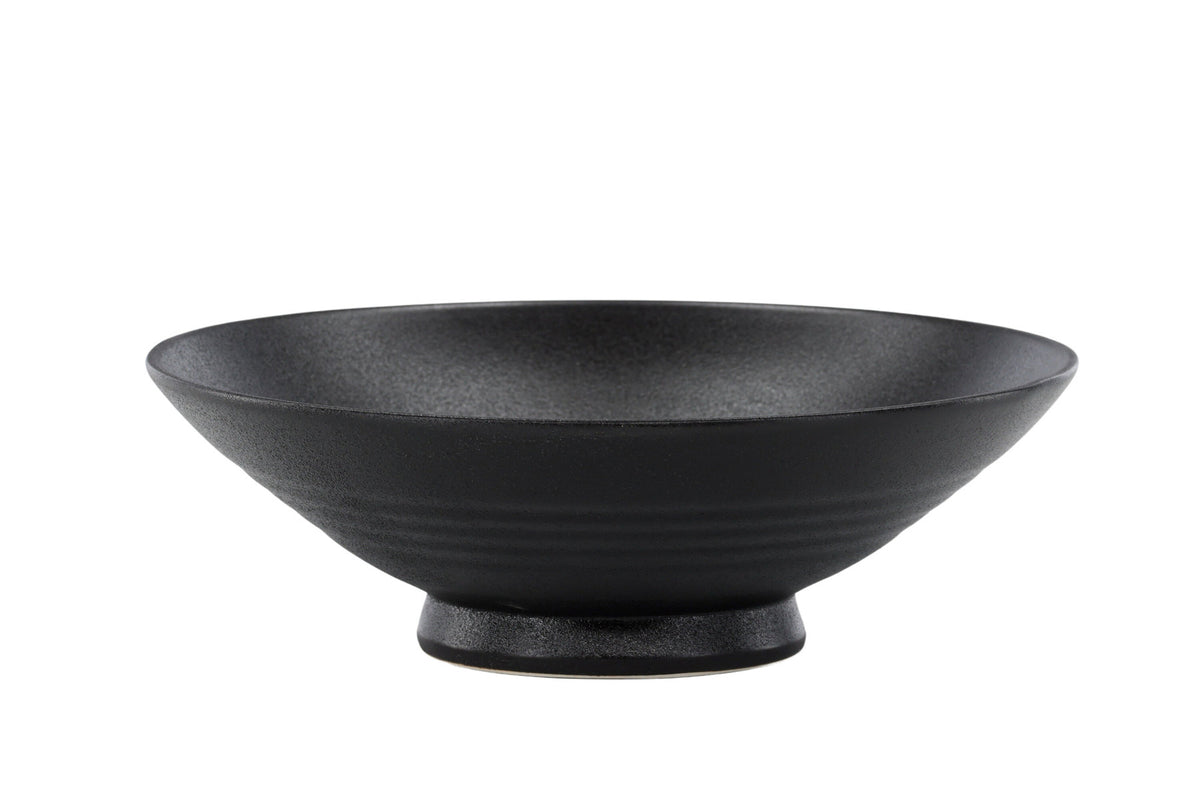 Wabi Sabi Bowl in Schwarz präsentiert im Onlineshop von KAQTU Design AG. Schale ist von Venture Home