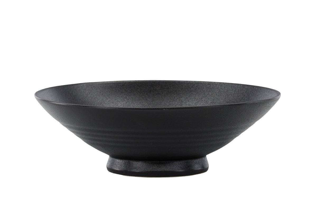 Wabi Sabi Bowl in Schwarz präsentiert im Onlineshop von KAQTU Design AG. Schale ist von Venture Home