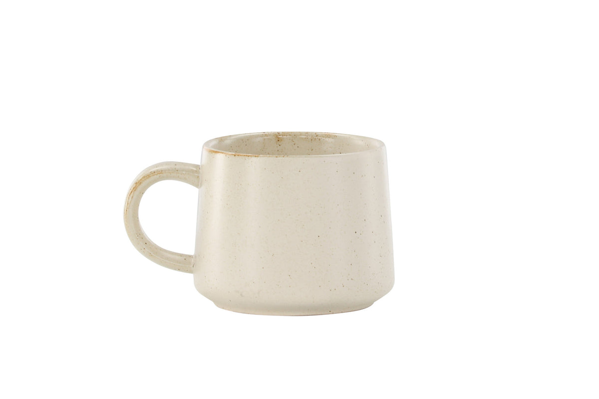 Active Tea cup in Beige/Schwarz präsentiert im Onlineshop von KAQTU Design AG. Tasse ist von Venture Home