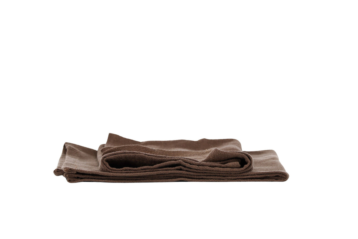 Bloria Serviette in Dunkelbraun präsentiert im Onlineshop von KAQTU Design AG. Servietten ist von Venture Home