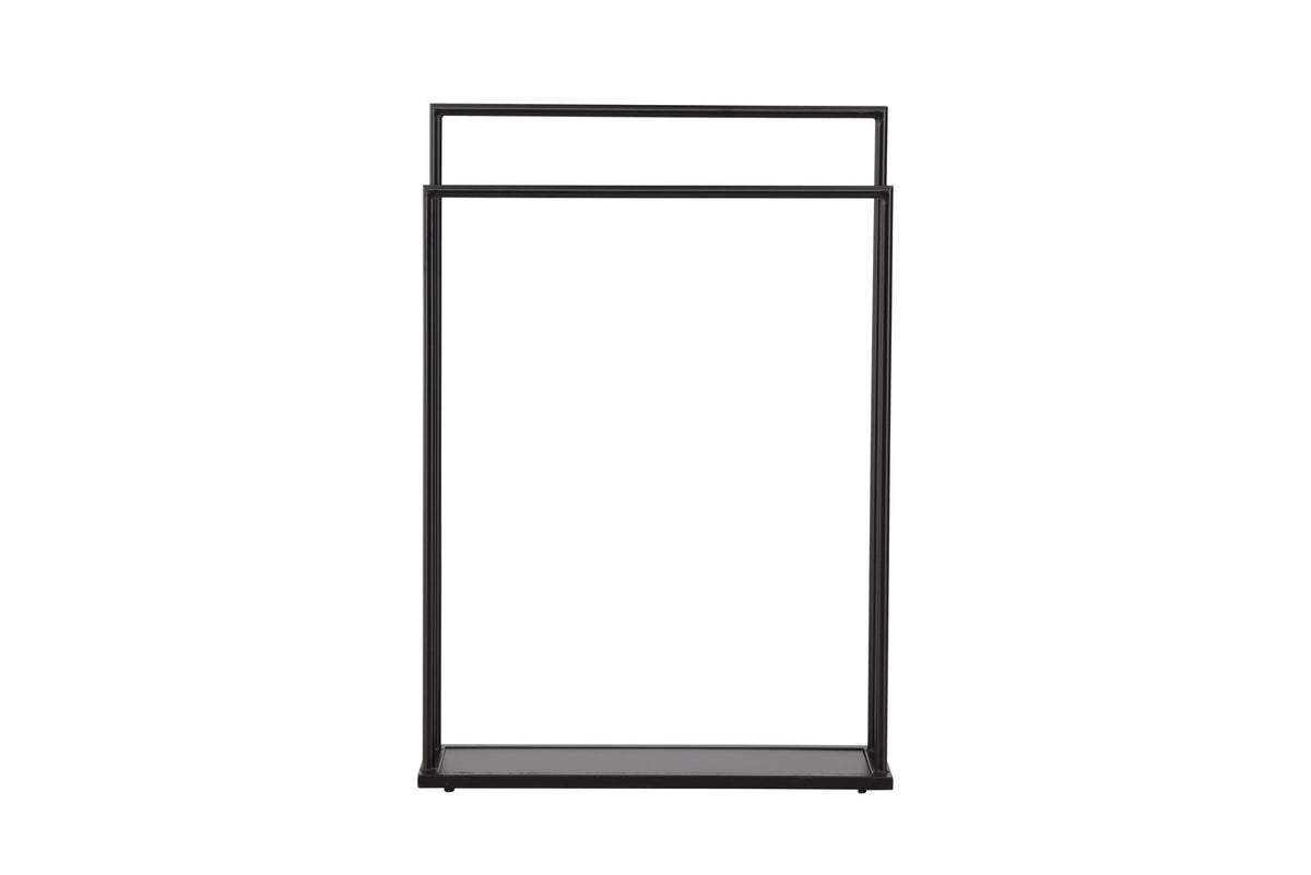 Alva Kleiderbügel in Schwarz präsentiert im Onlineshop von KAQTU Design AG. Kleiderständer ist von Venture Home