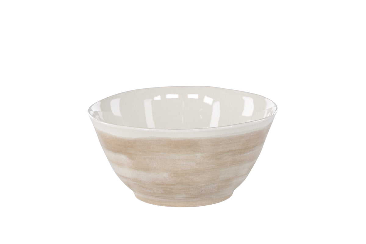 Jubie Bowl in Beige präsentiert im Onlineshop von KAQTU Design AG. Schale ist von Venture Home