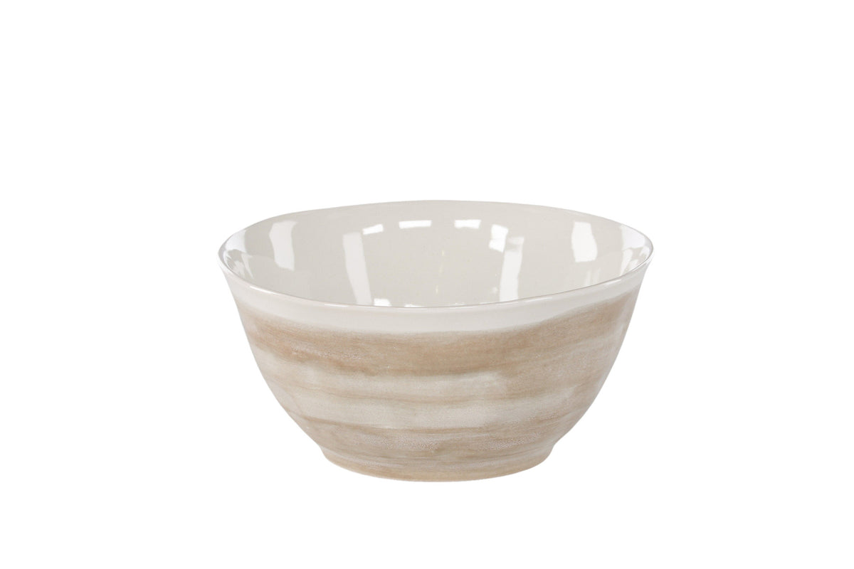 Jubie Bowl in Beige präsentiert im Onlineshop von KAQTU Design AG. Schale ist von Venture Home
