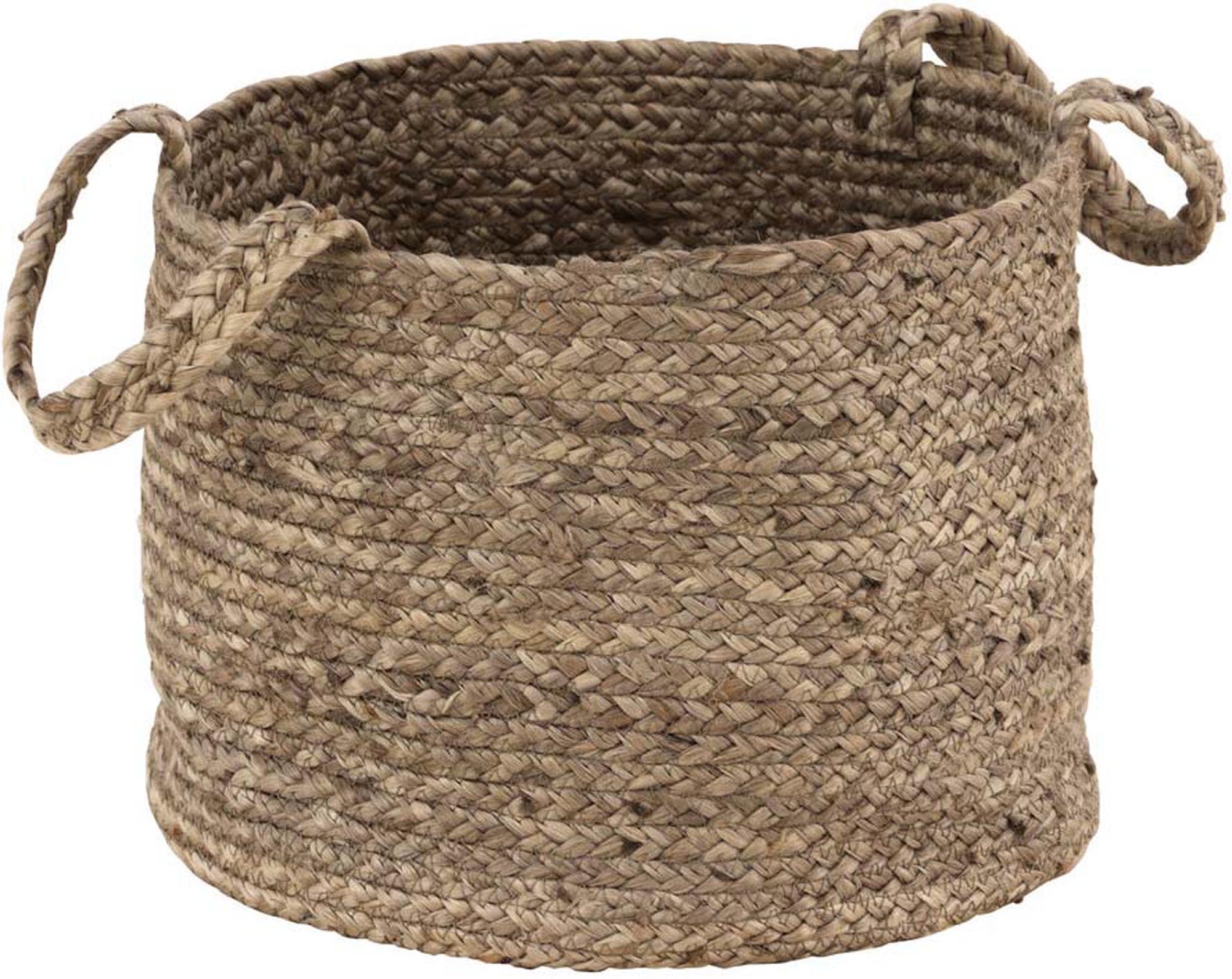 Venture Home's Bhopal Korb: Praktischer Jute-Korb für stilvolle Aufbewahrung und natürliche Akzente in Ihrem Zuhause.