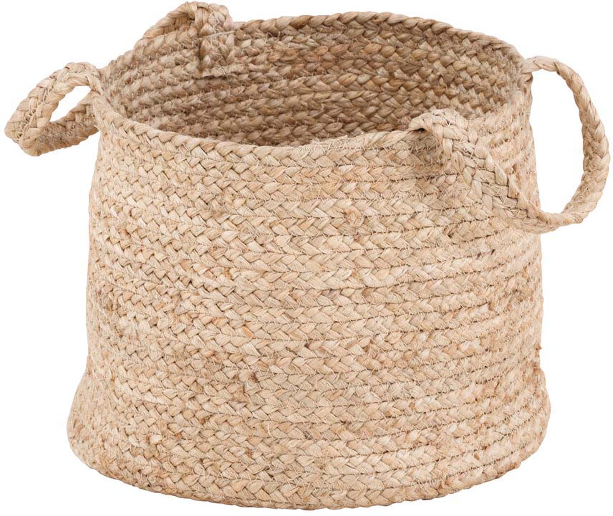 Bhopal Korb in Weiss präsentiert im Onlineshop von KAQTU Design AG. Aufbewahrungskorb ist von Venture Home