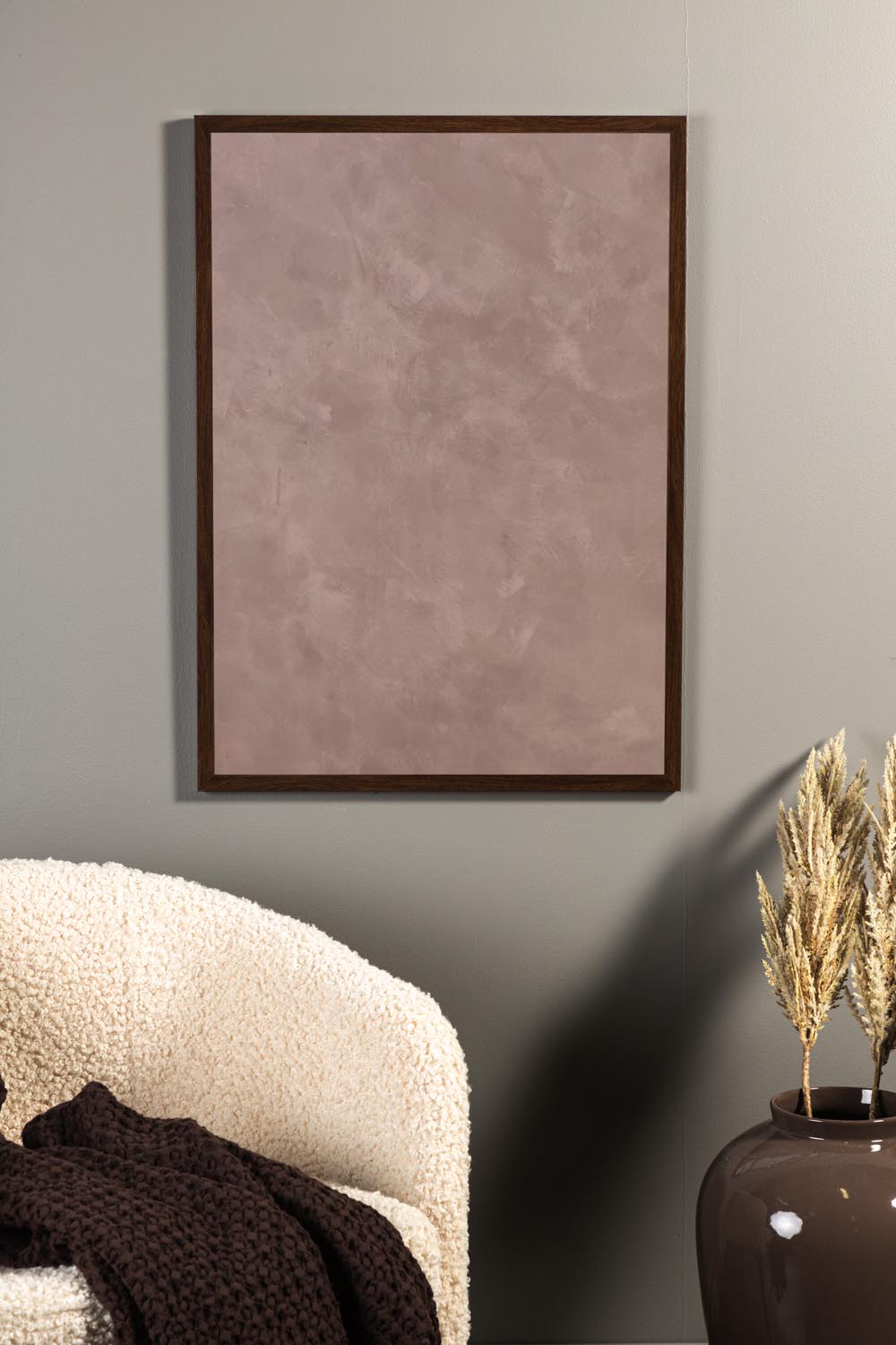 Structure Paint Poster in Braun präsentiert im Onlineshop von KAQTU Design AG. Bild ist von Venture Home