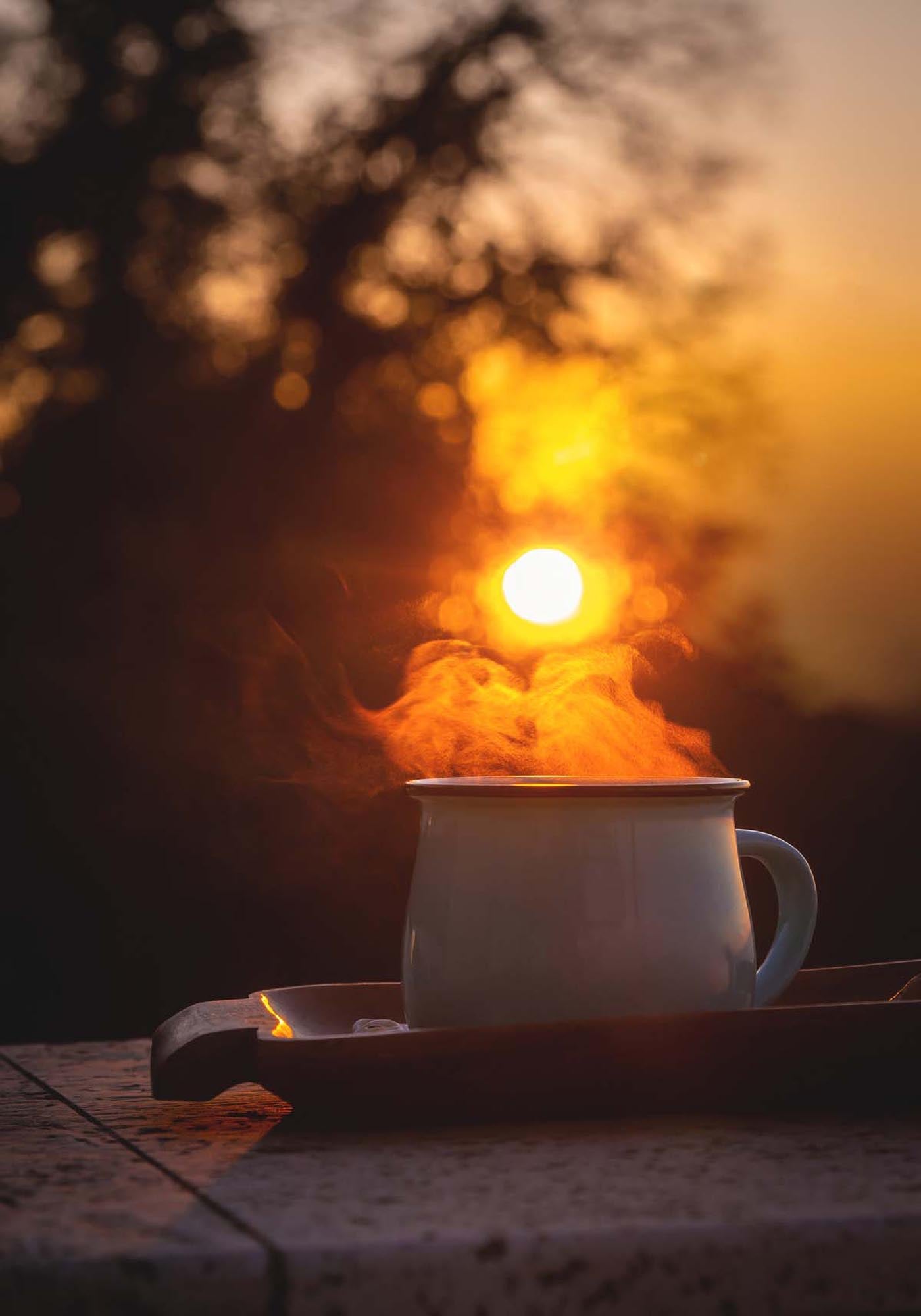 Morning Coffee Poster in Gelb präsentiert im Onlineshop von KAQTU Design AG. Bild ist von Venture Home