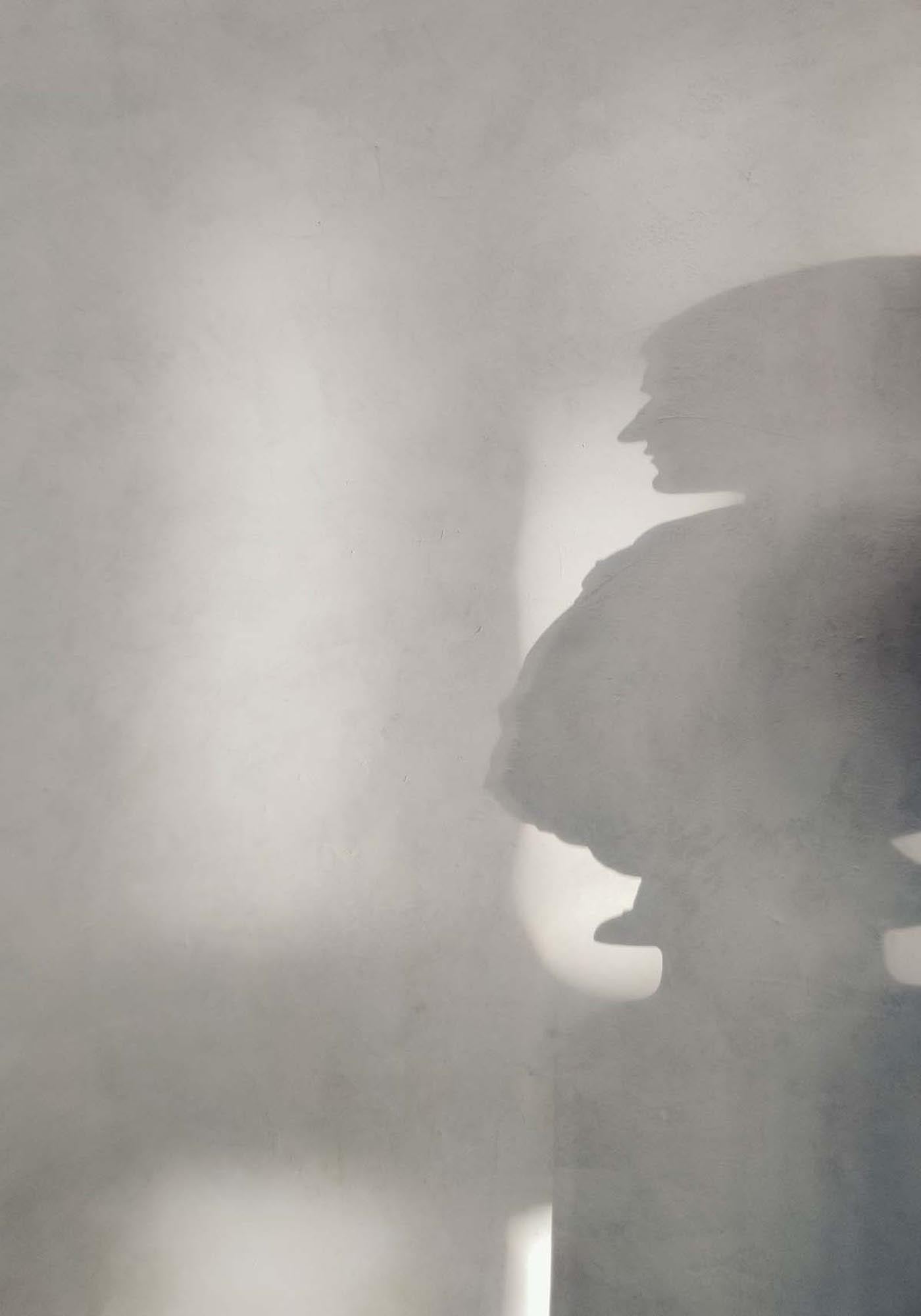 Human Shadow Poster in Grau präsentiert im Onlineshop von KAQTU Design AG. Bild ist von Venture Home