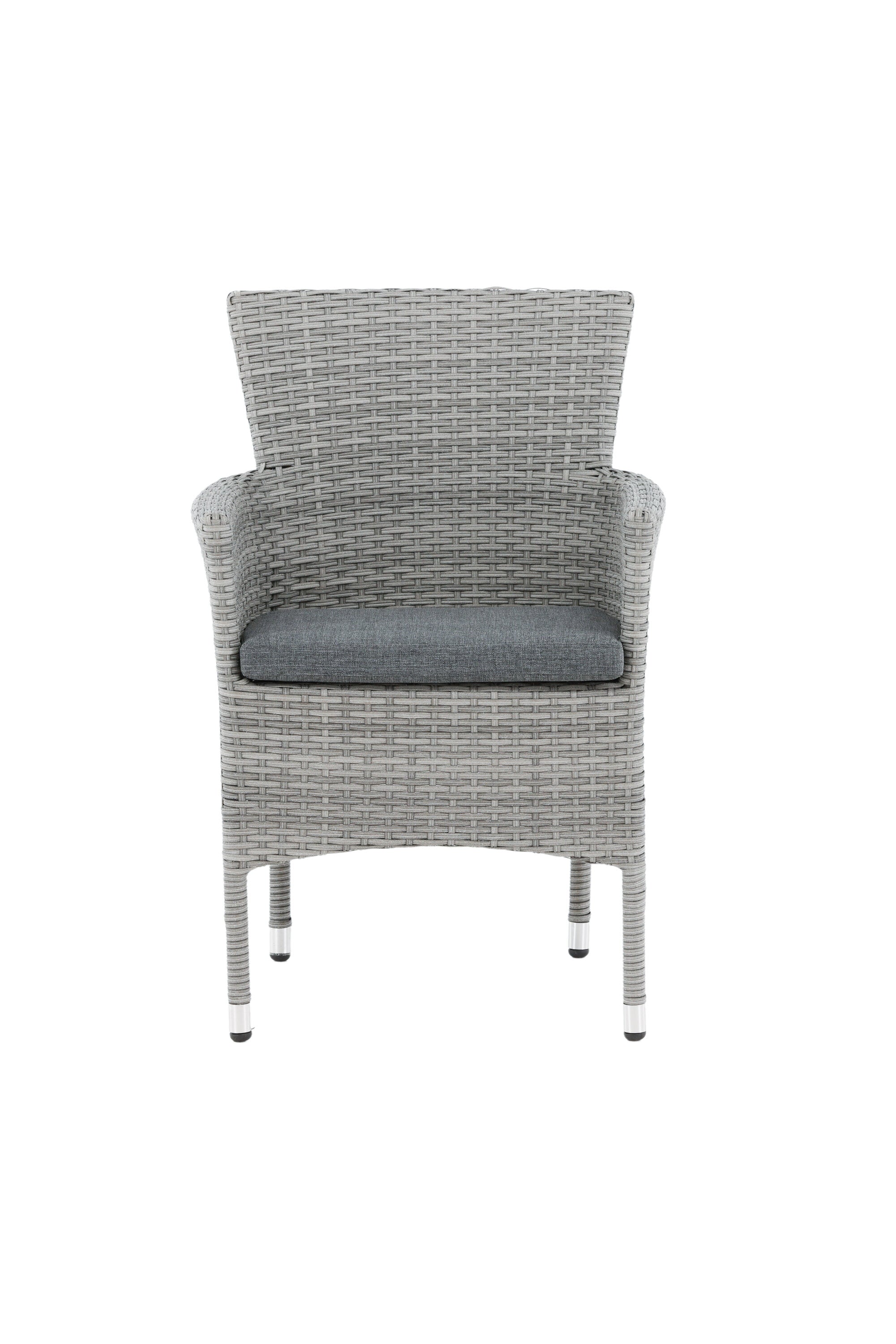 Malina Gartenstuhl in Grau präsentiert im Onlineshop von KAQTU Design AG. Gartenstuhl mit Armlehnen ist von Venture Home