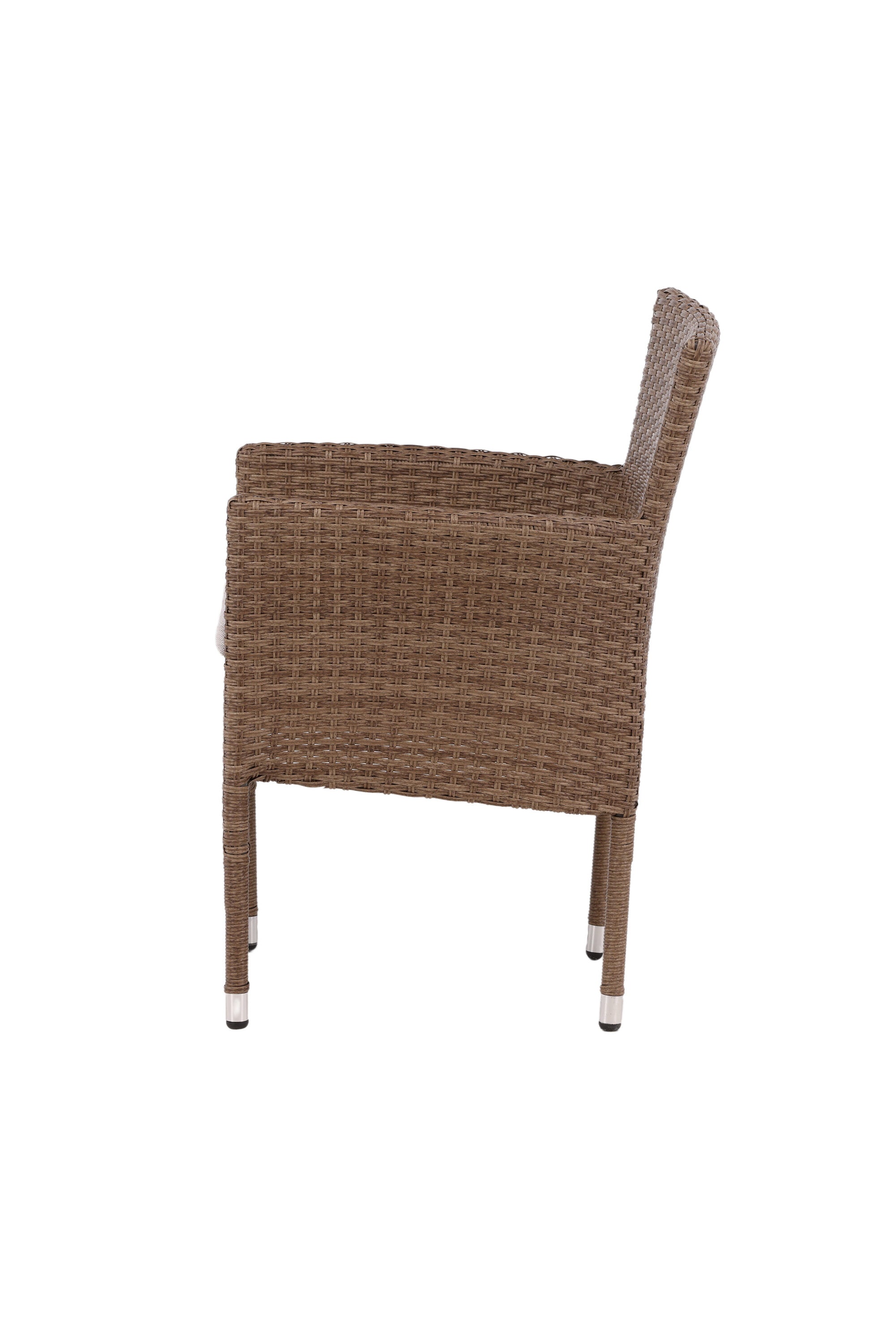 Malin Gartenstuhl in Natur präsentiert im Onlineshop von KAQTU Design AG. Gartenstuhl mit Armlehnen ist von Venture Home