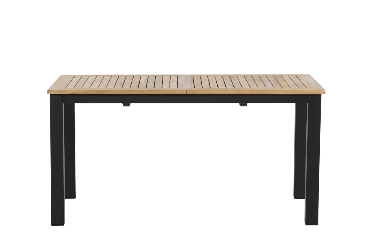 Panama Gartentisch ausziehbar in Schwarz präsentiert im Onlineshop von KAQTU Design AG. Gartentisch ist von Venture Home