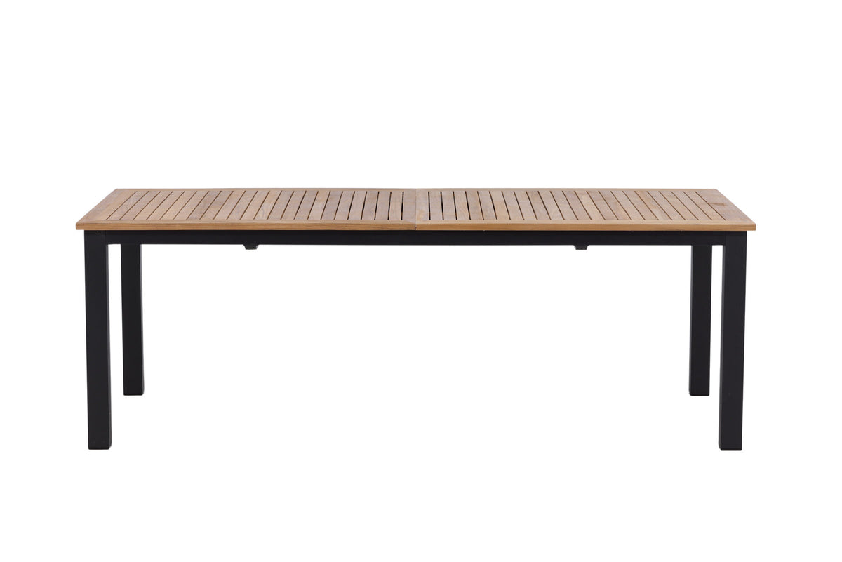 Panama Gartentisch ausziehbar in Schwarz präsentiert im Onlineshop von KAQTU Design AG. Gartentisch ist von Venture Home