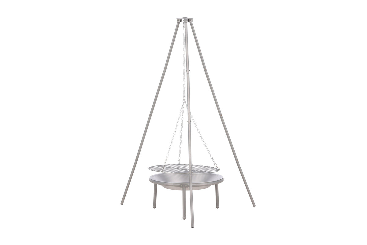 Ukunda Feuerpit in Silber präsentiert im Onlineshop von KAQTU Design AG. Feuerschale ist von Venture Home