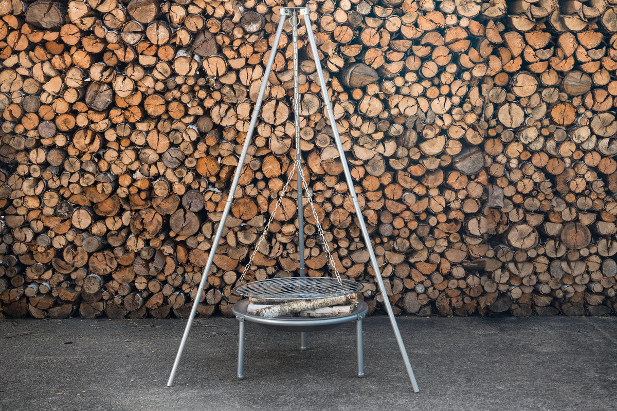 Ukunda Feuerpit in Silber präsentiert im Onlineshop von KAQTU Design AG. Feuerschale ist von Venture Home