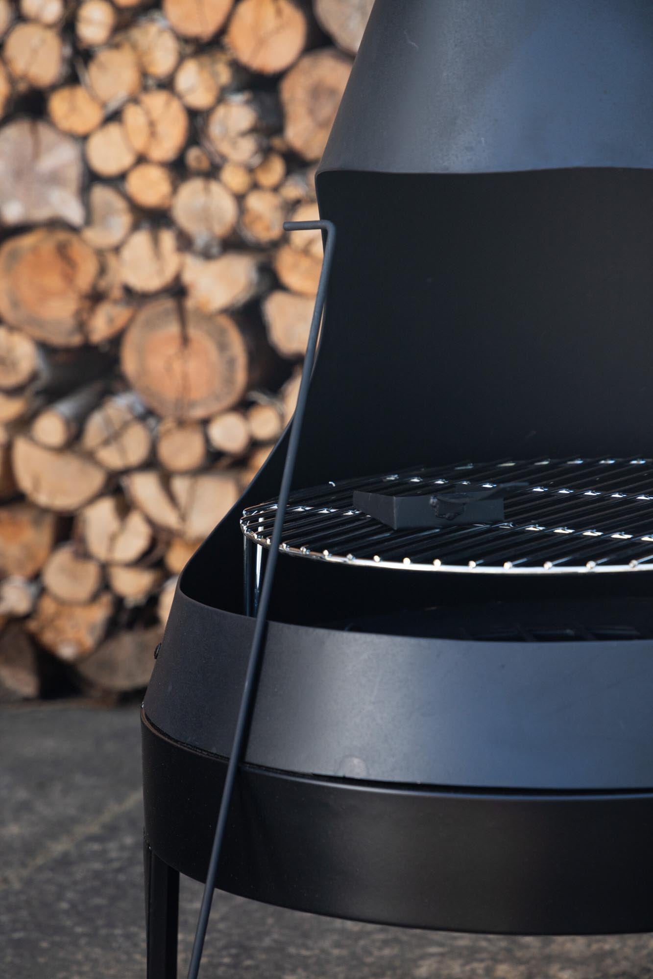 Marongo Feuerpit in Schwarz präsentiert im Onlineshop von KAQTU Design AG. Feuerschale ist von Venture Home