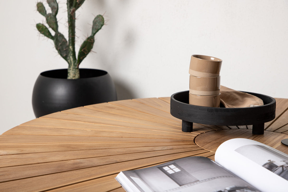 Runder Gartentisch Mexiko in Schwarz präsentiert im Onlineshop von KAQTU Design AG. Gartentisch ist von Venture Home