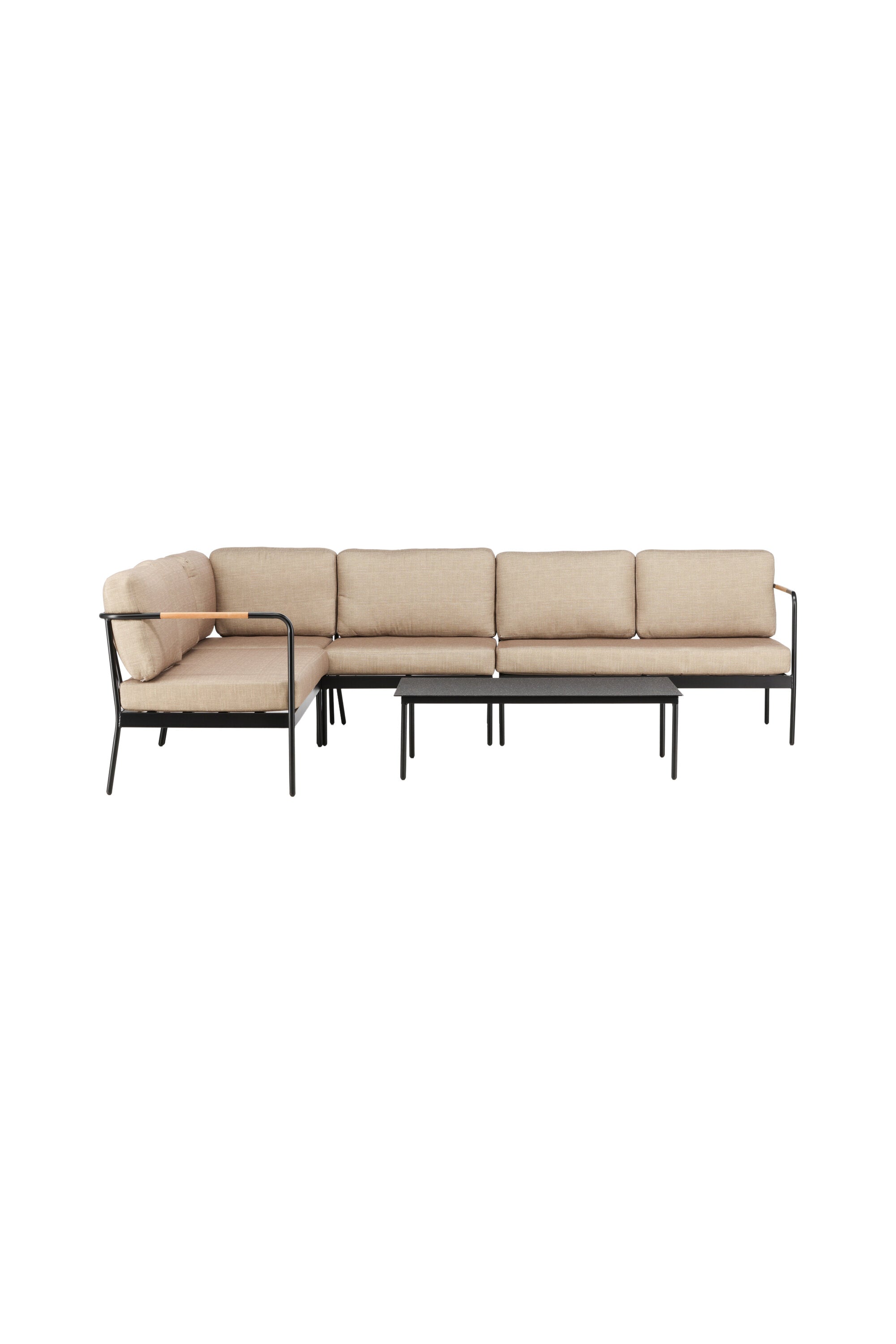 Pehnna Conversation Set in Schwarz präsentiert im Onlineshop von KAQTU Design AG. Loungeset ist von Venture Home