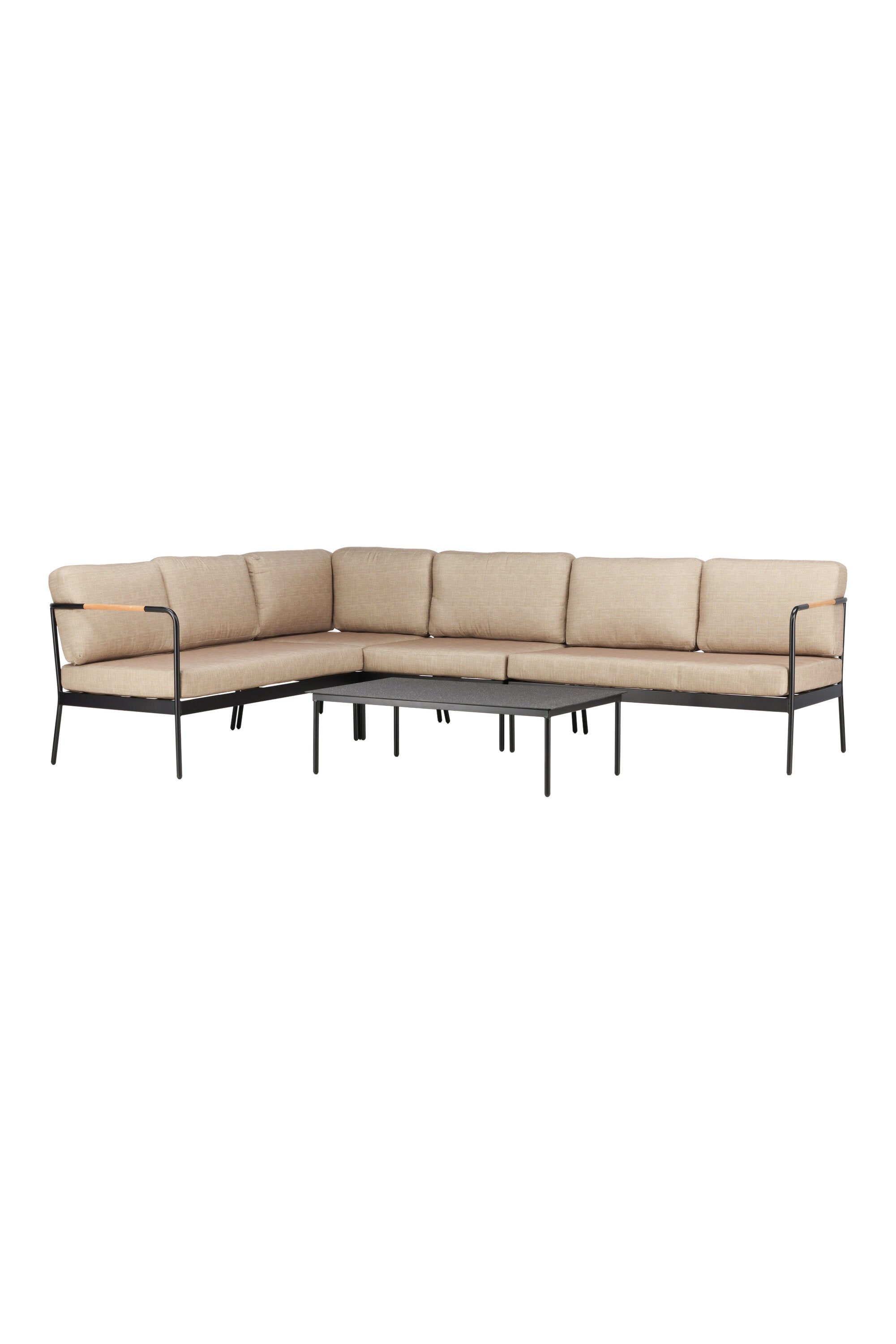 Pehnna Conversation Set in Schwarz präsentiert im Onlineshop von KAQTU Design AG. Loungeset ist von Venture Home